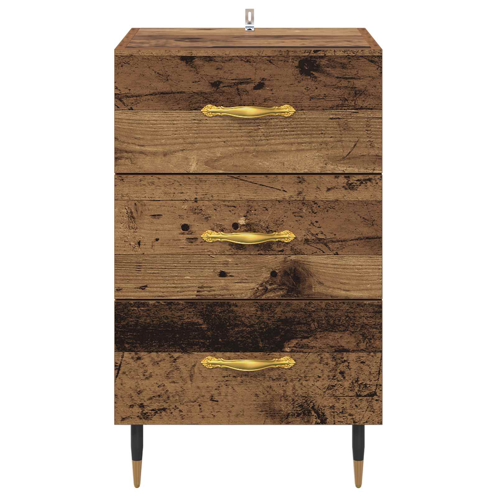 Cabinet de chevet Bois ancien 40 x 40 x 66 cm Bois d'ingénierie - XIOS
