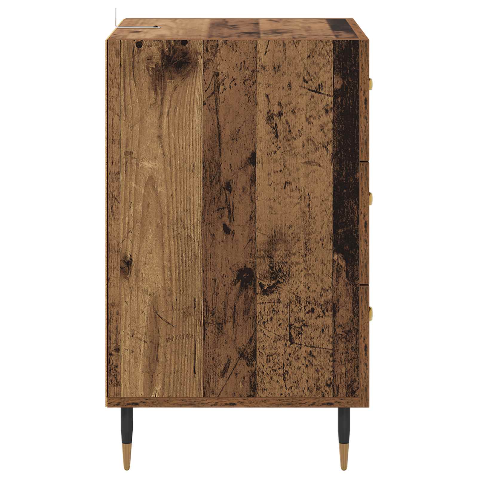 Cabinet de chevet Bois ancien 40 x 40 x 66 cm Bois d'ingénierie - XIOS