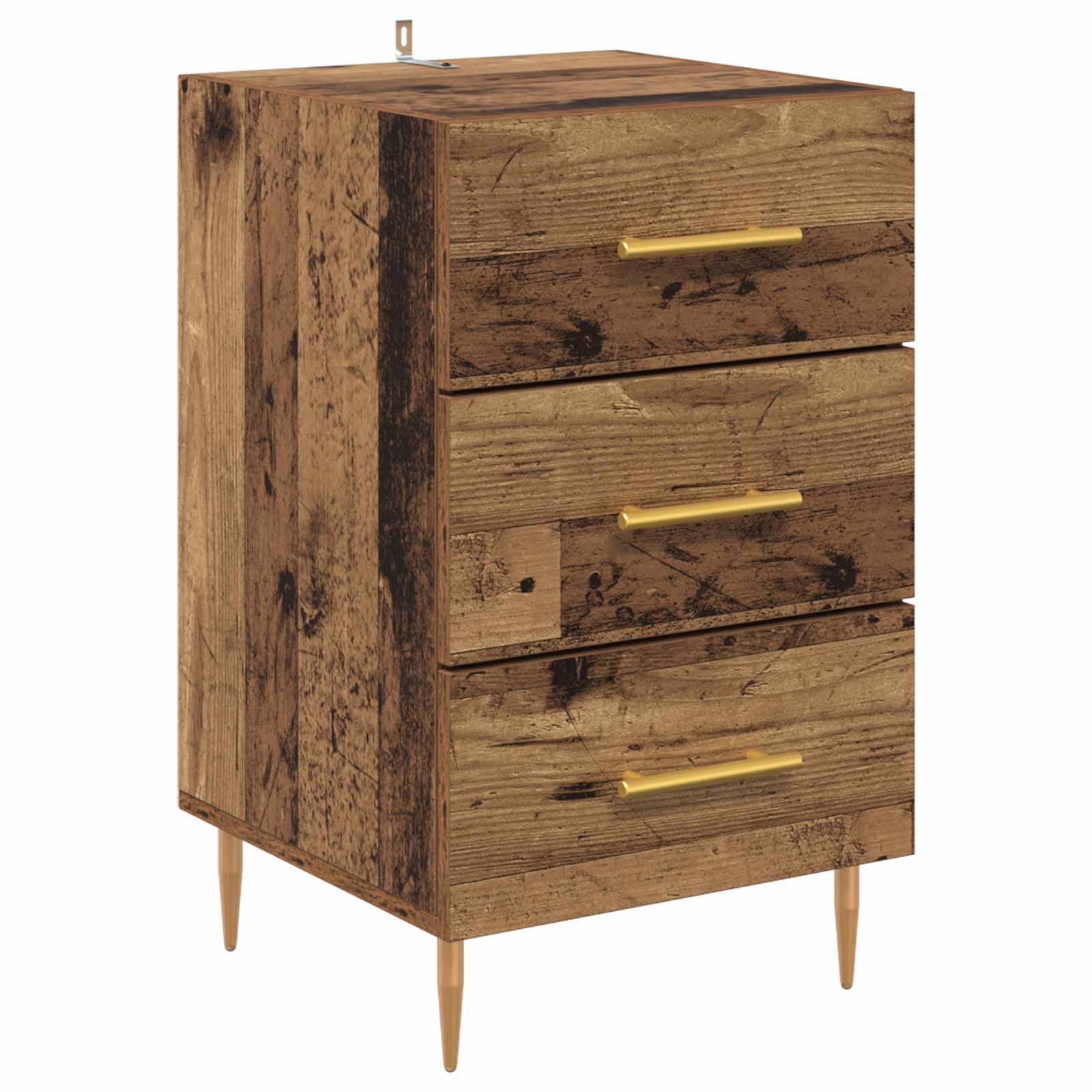 Cabinet de chevet Bois ancien 40 x 40 x 66 cm Bois d'ingénierie - XIOS