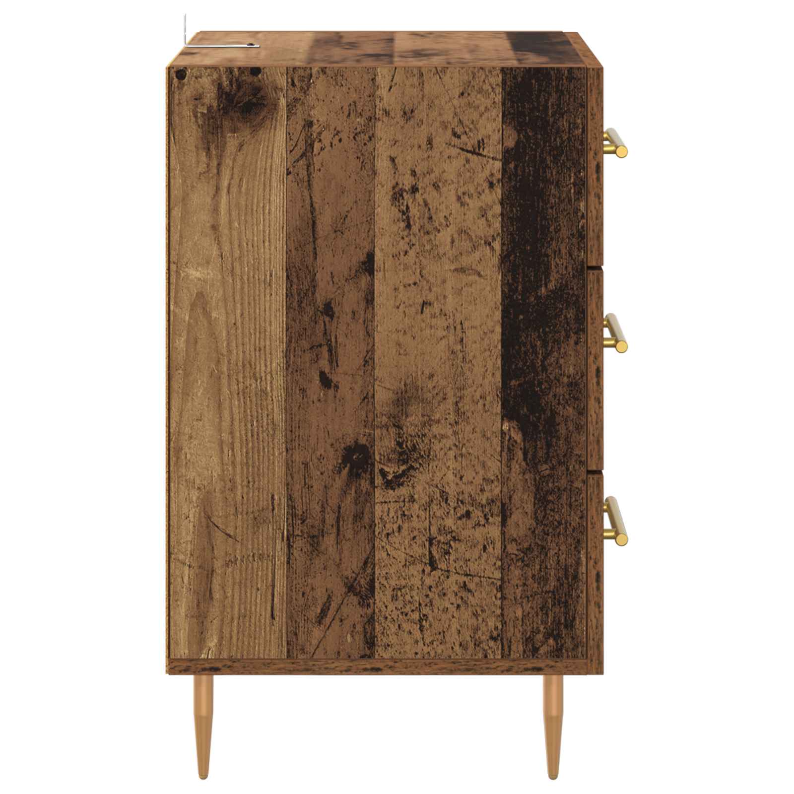 Cabinet de chevet Bois ancien 40 x 40 x 66 cm Bois d'ingénierie - XIOS