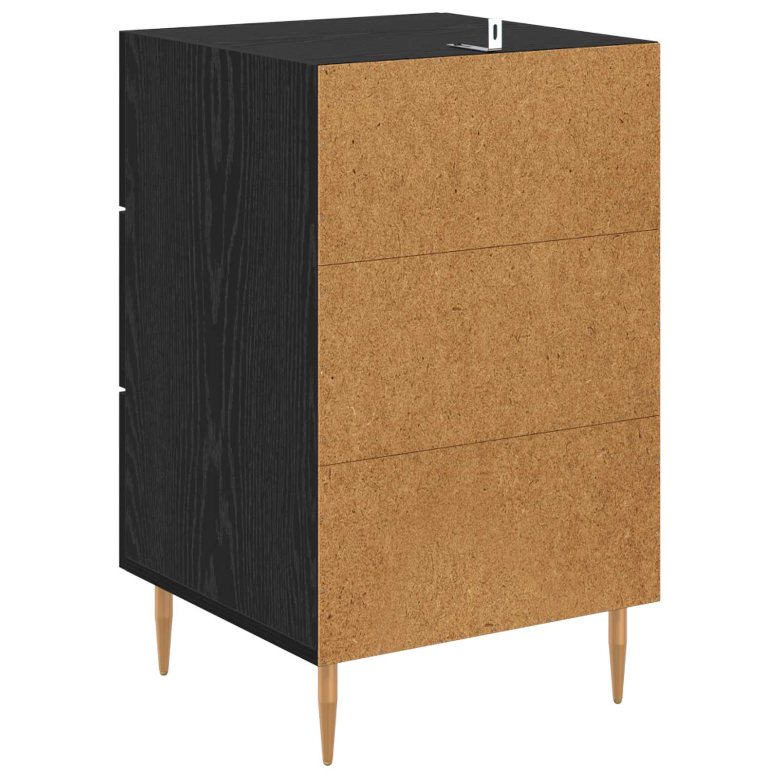 Cabinet de chevet Chêne noir 40 x 40 x 66 cm Bois d'ingénierie - XIOS