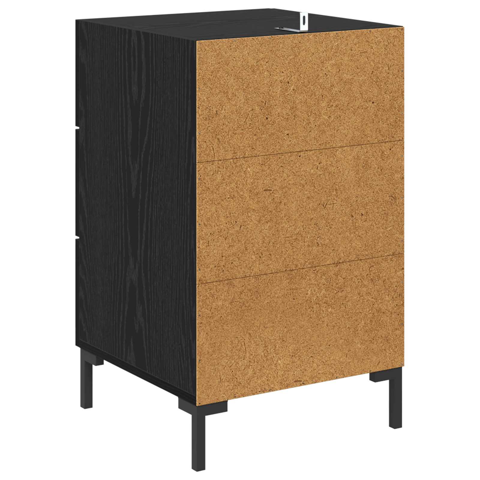 Cabinet de chevet Chêne noir 40 x 40 x 66 cm Bois d'ingénierie - XIOS