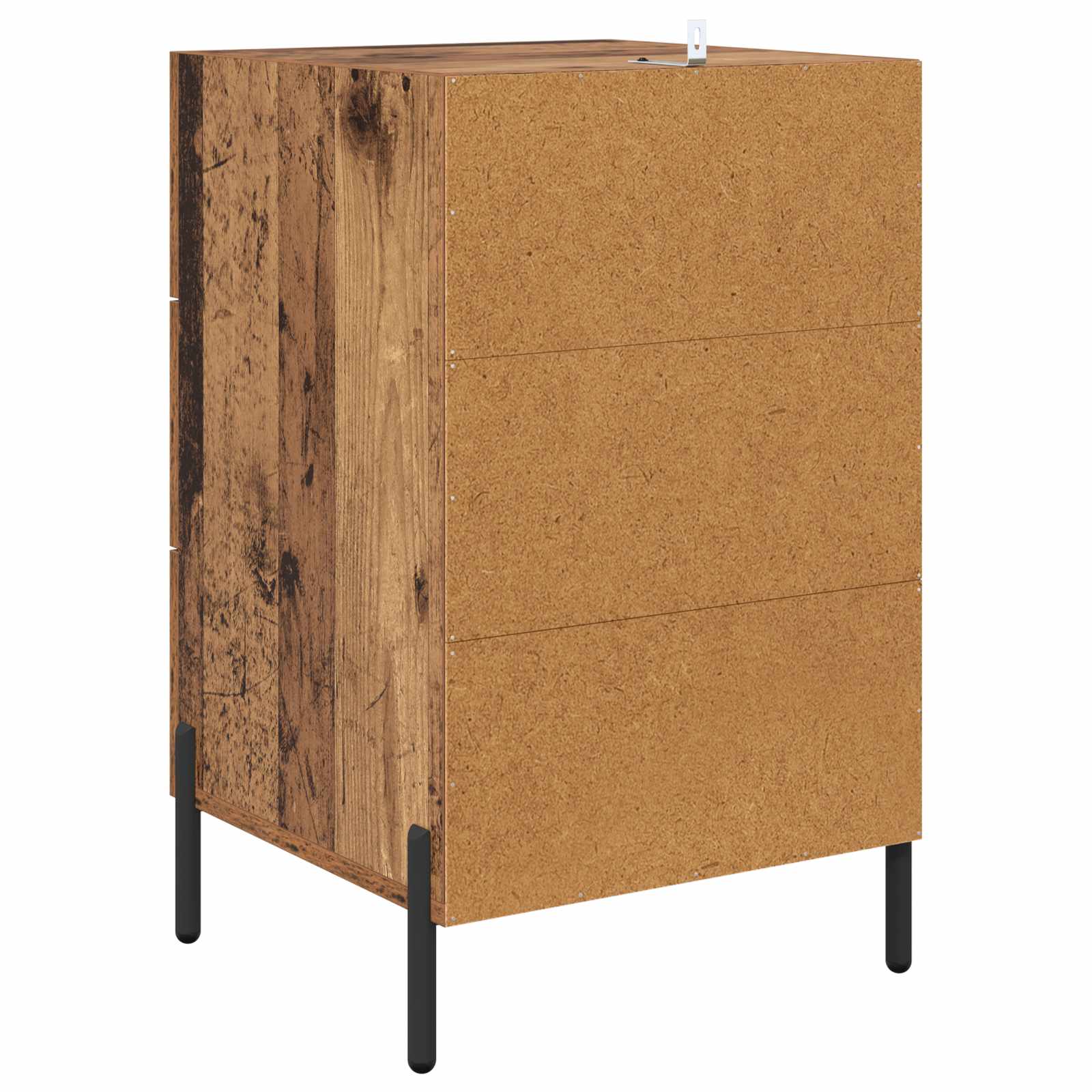 Cabinet de chevet Bois ancien 40 x 40 x 66 cm Bois d'ingénierie - XIOS