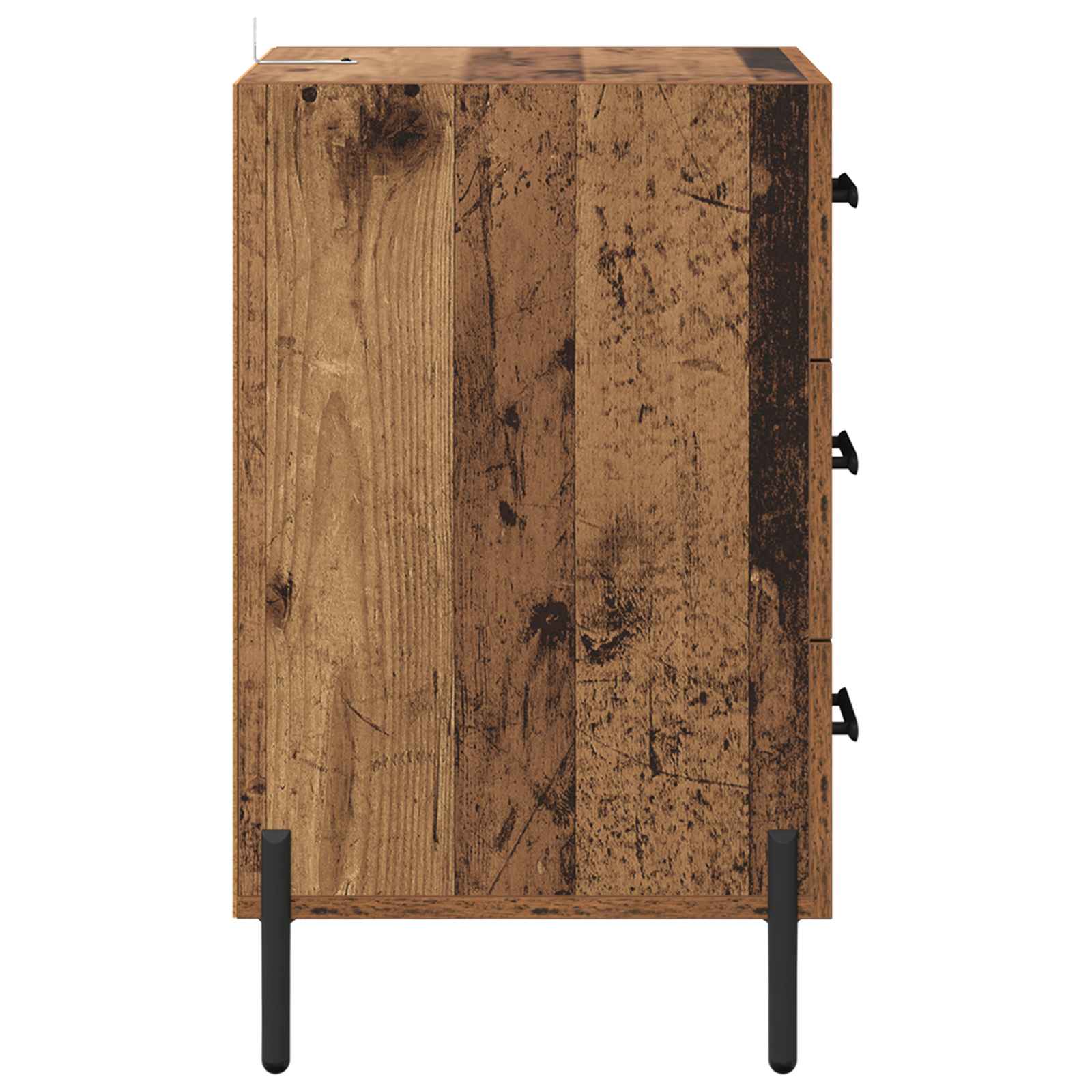 Cabinet de chevet Bois ancien 40 x 40 x 66 cm Bois d'ingénierie - XIOS