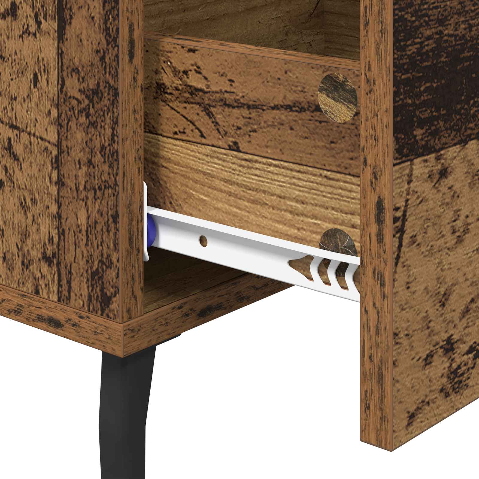 Cabinet de chevet Bois ancien 40 x 40 x 66 cm Bois d'ingénierie - XIOS