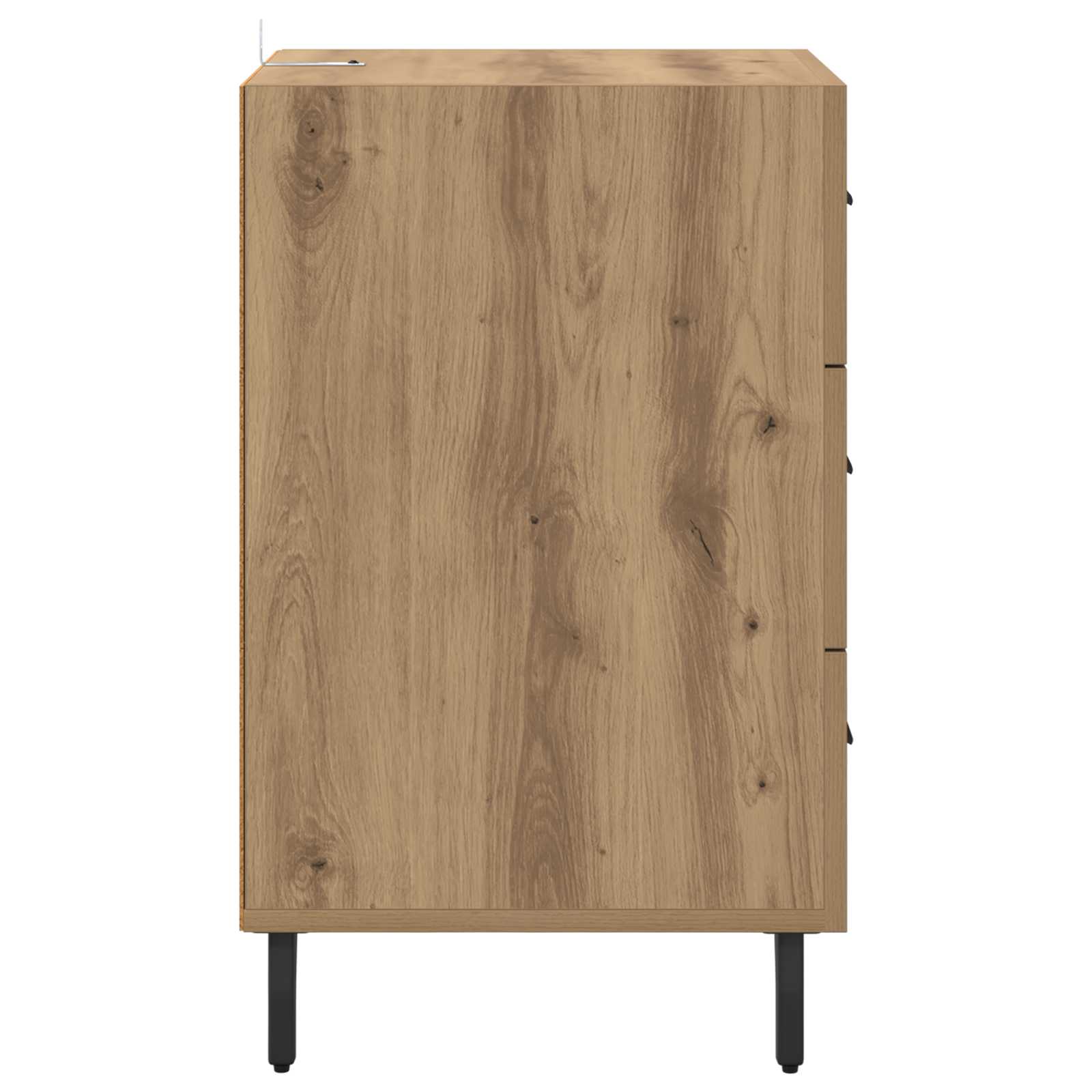 Cabinet de chevet Chêne artisanal 40 x 40 x 66 cm - XIOS