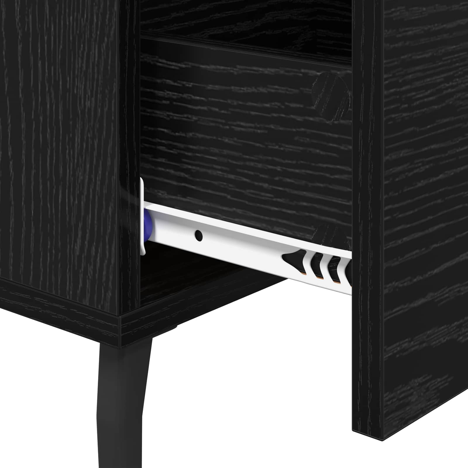 Cabinet de chevet Chêne noir 40 x 40 x 66 cm Bois d'ingénierie - XIOS