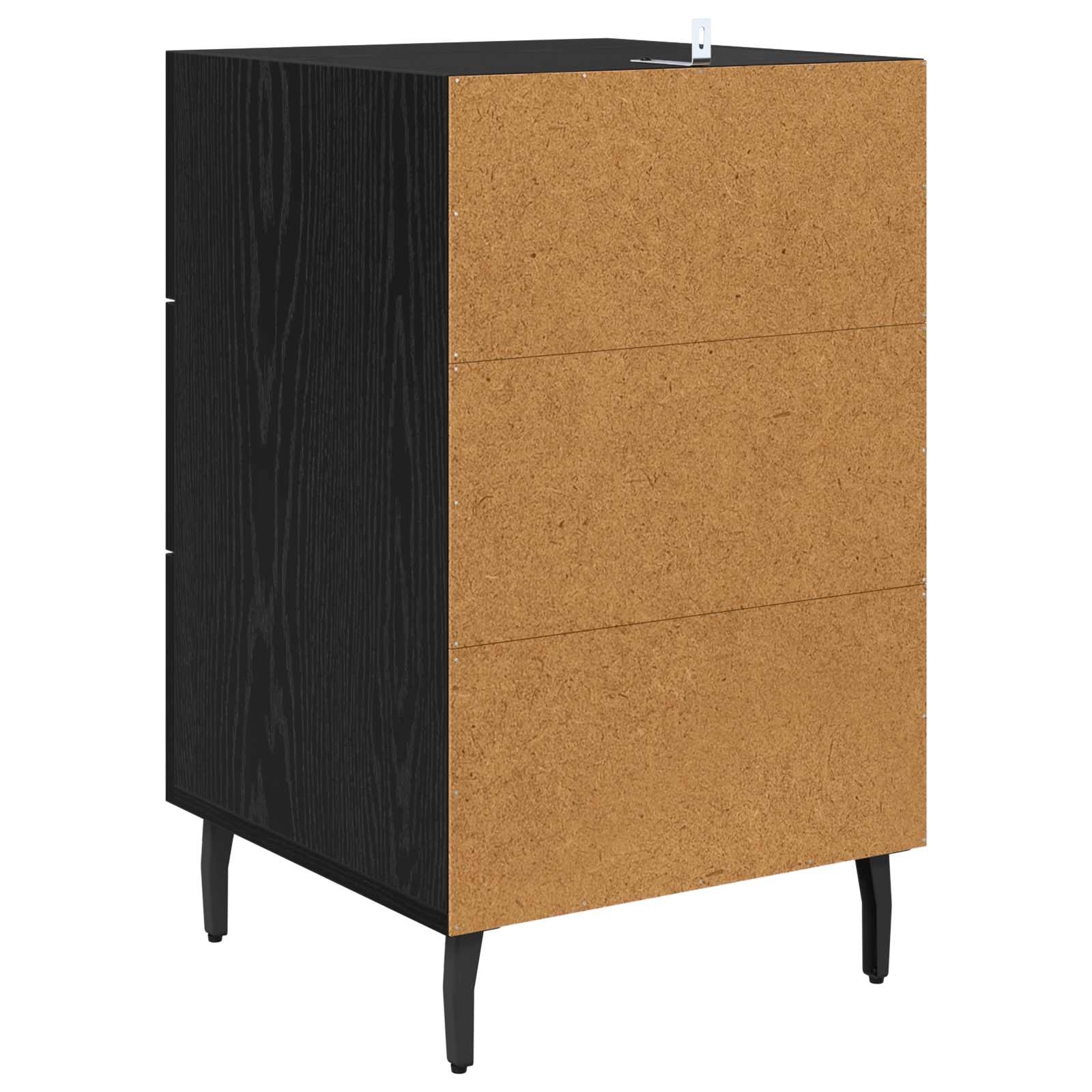 Cabinet de chevet Chêne noir 40 x 40 x 66 cm Bois d'ingénierie - XIOS
