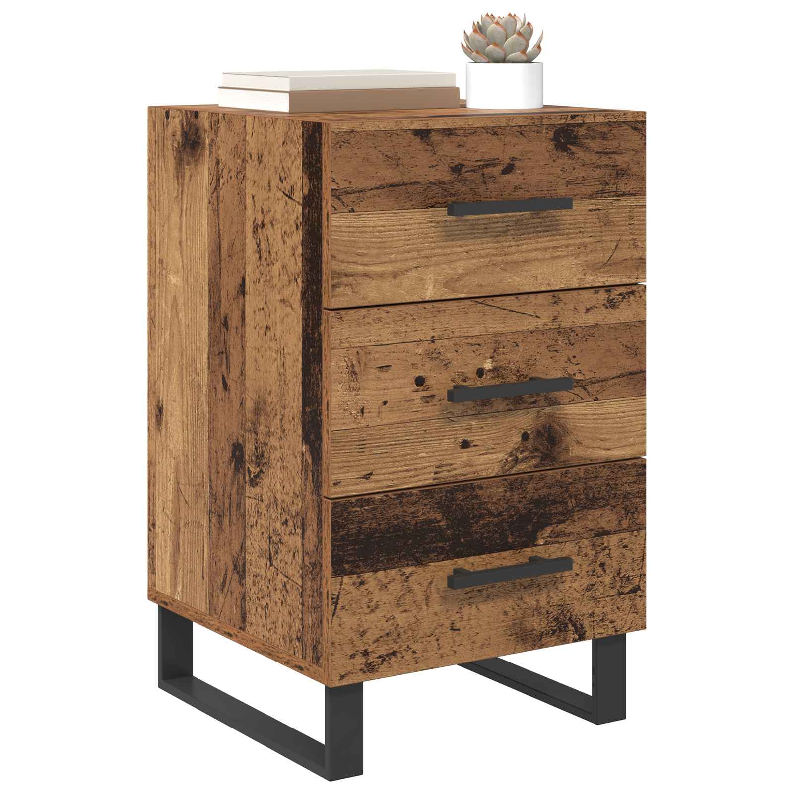 Cabinet de chevet Bois Ancien 40 x 40 x 66 cm Bois d'ingénierie - XIOS