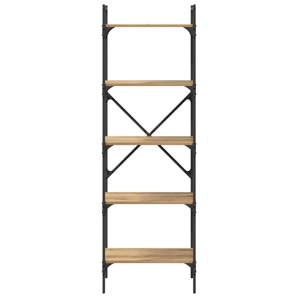 Bibliothèque Chêne artisanal 56 x 32 x 174 cm Bois d'ingénierie - XIOS