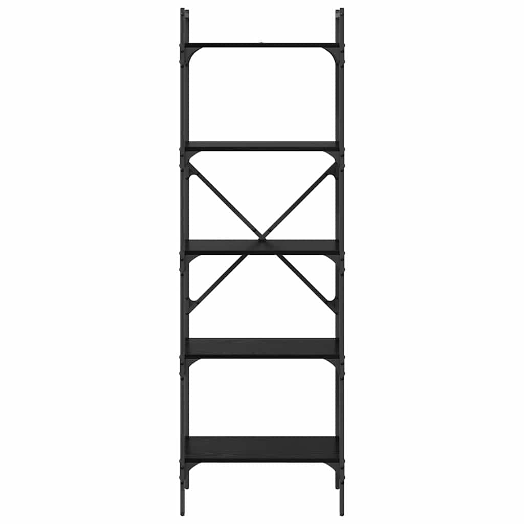 Bibliothèque Chêne noir 56 x 32 x 174 cm Bois d'ingénierie - XIOS