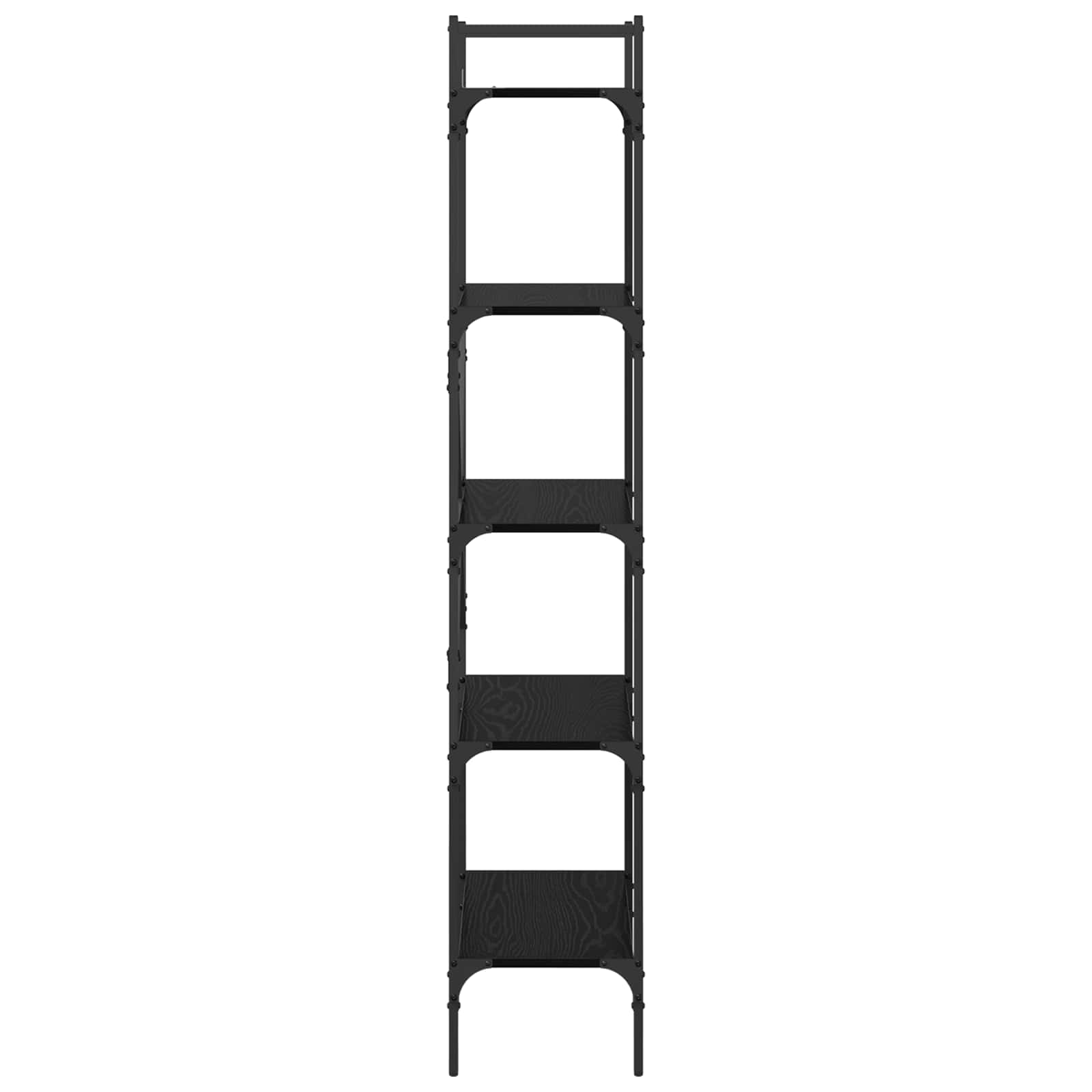 Bibliothèque Chêne noir 56 x 32 x 174 cm Bois d'ingénierie - XIOS