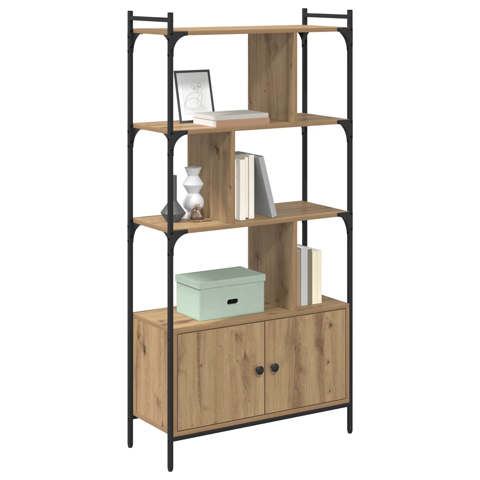 Bibliothèque 76,5 x 30 x 154,5 cm Bois d'ingénierie - XIOS