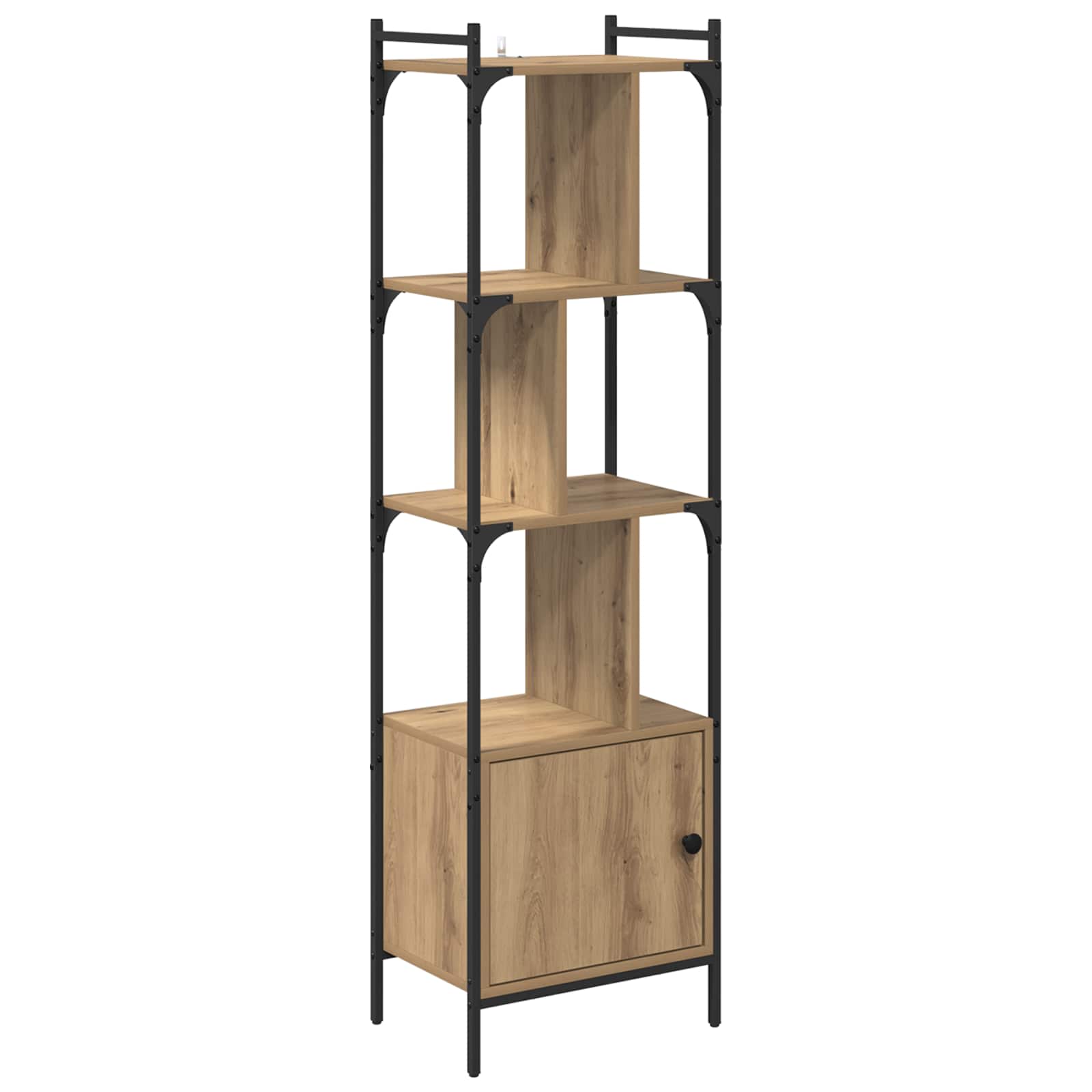 Bibliothèque 6 niveaux 44,5 x 30 x 154,5 cm Bois d'ingénierie - XIOS