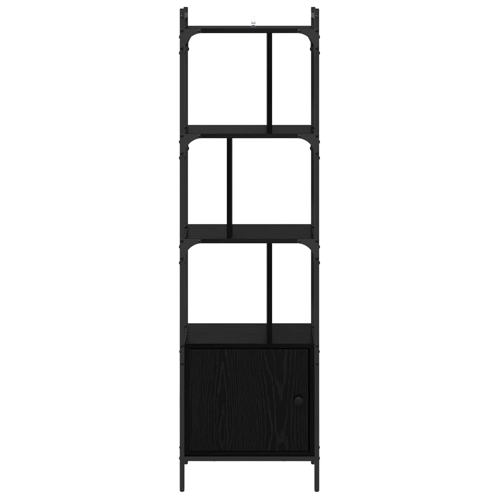 Bibliothèque Chêne noir 44,5 x 30 x 154,5 cm Bois d'ingénierie - XIOS