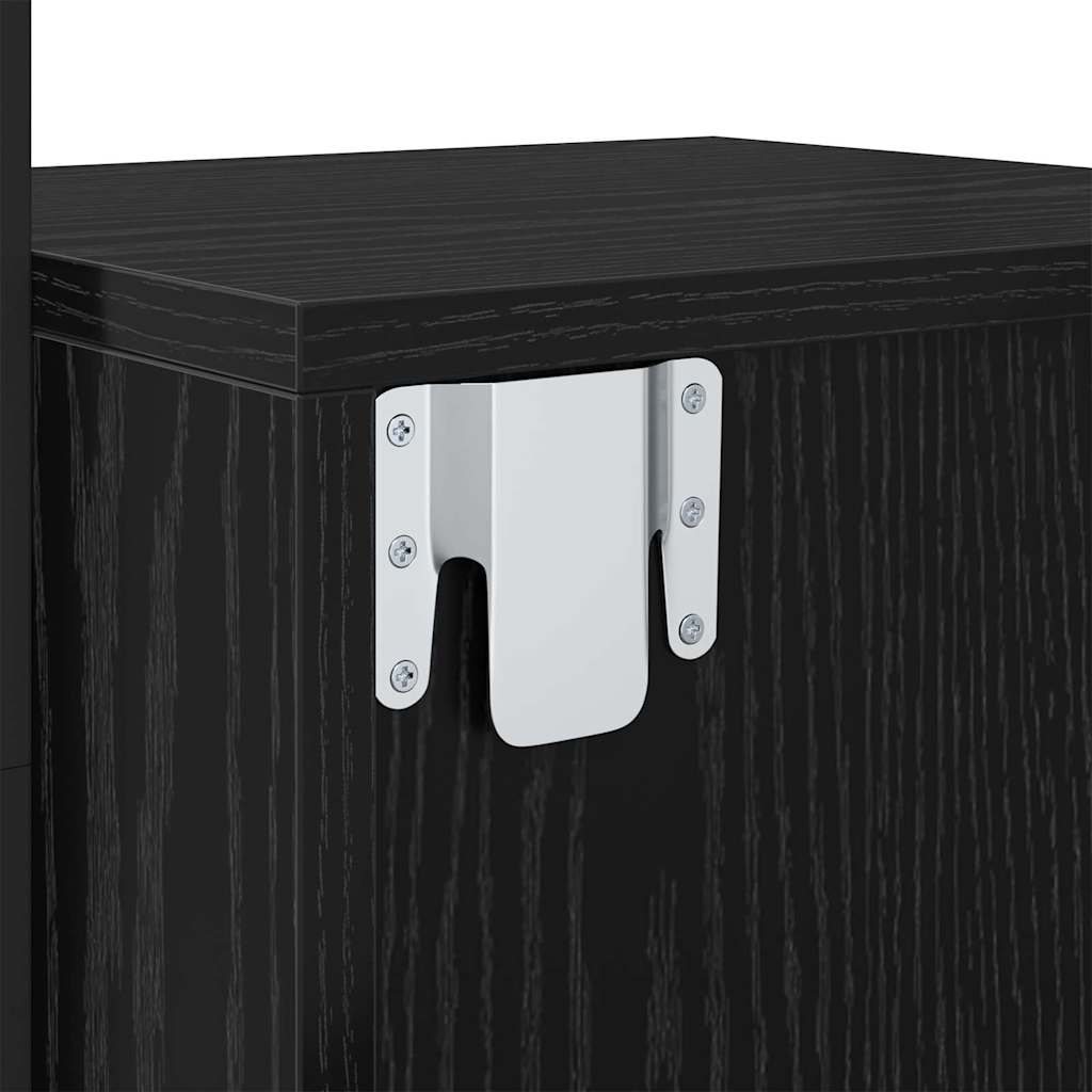 Cabinet de chevet Chêne noir 35 x 30 x 51 cm Bois d'ingénierie - XIOS