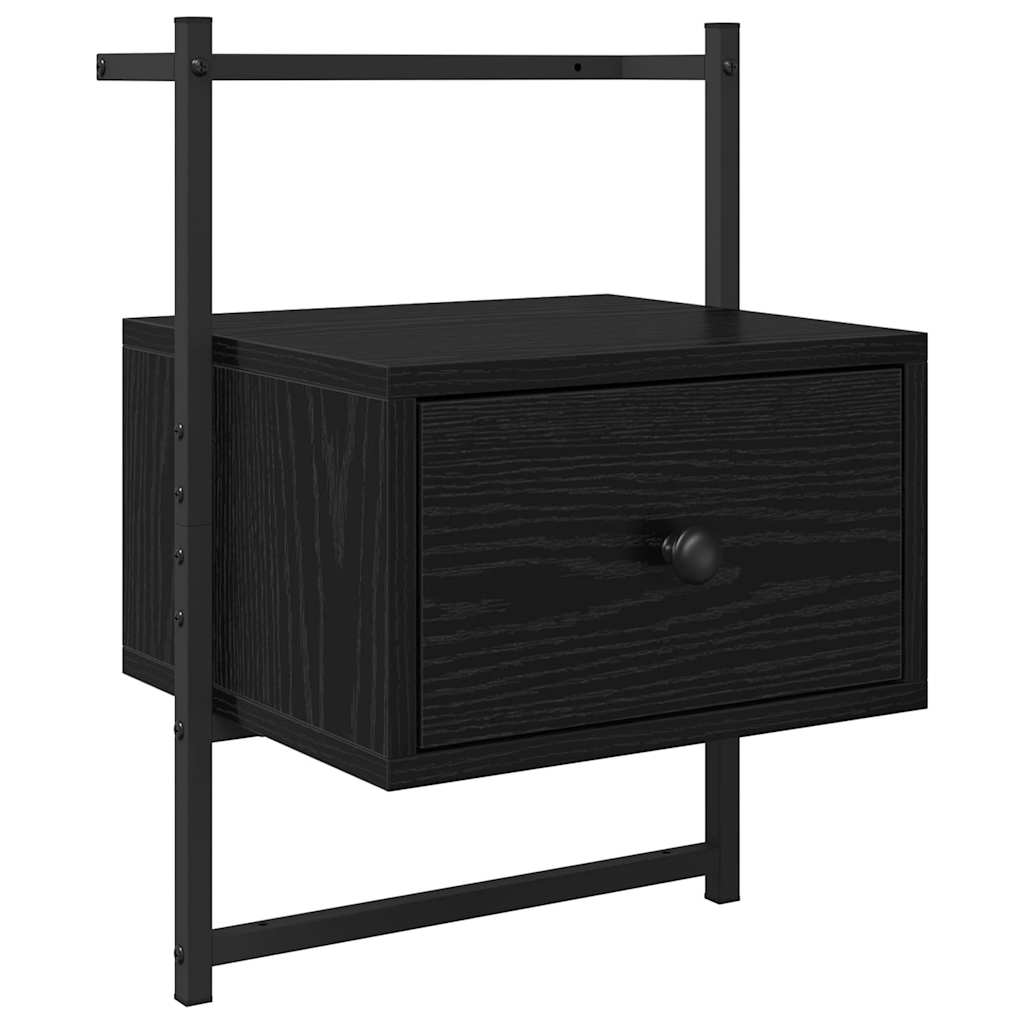 Cabinet de chevet Chêne noir 35 x 30 x 51 cm Bois d'ingénierie - XIOS