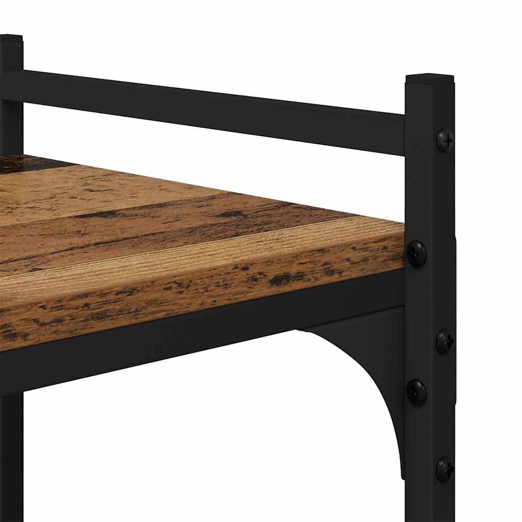 Bibliothèque Bois ancien 76 x 32 x 192 cm Bois d'ingénierie - XIOS