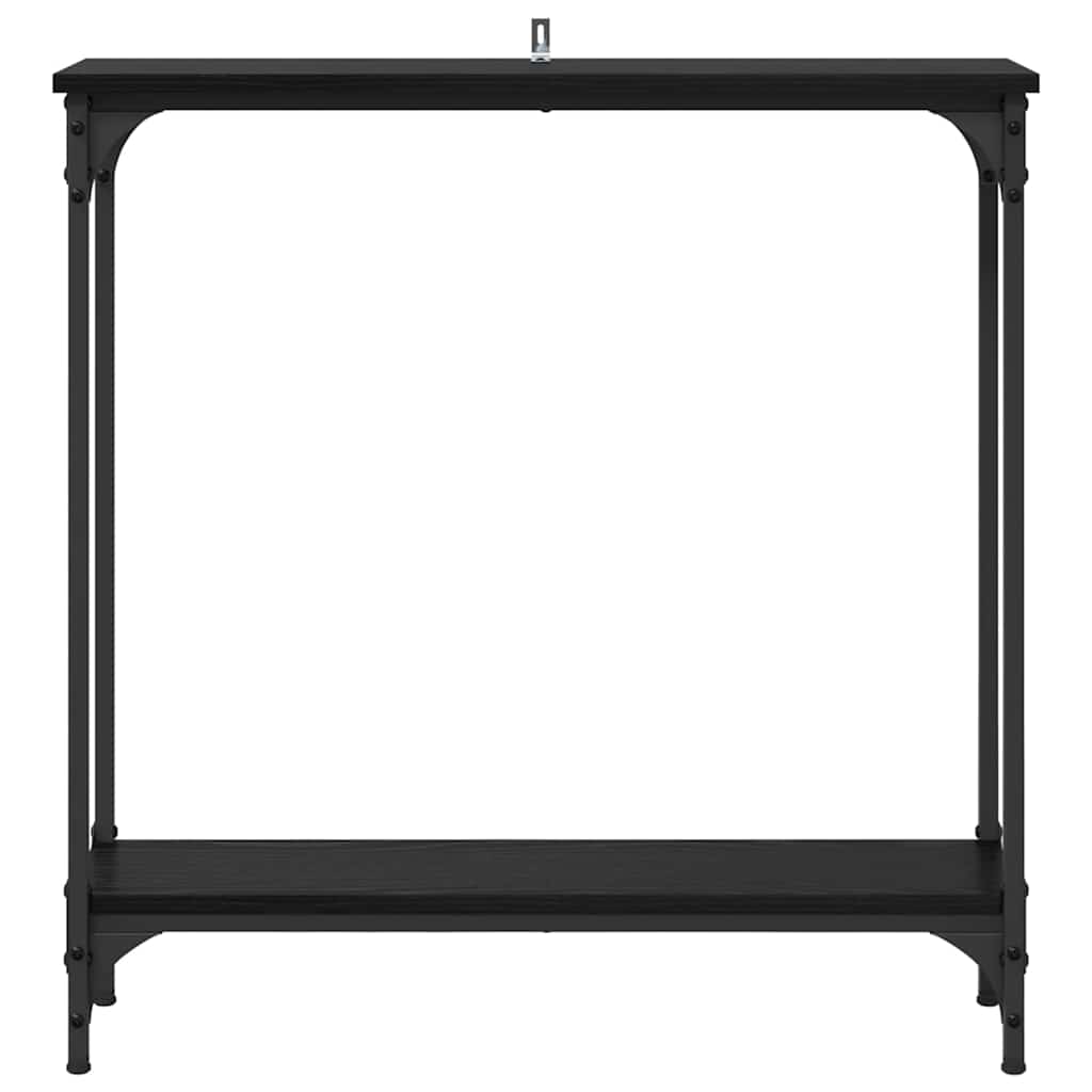 Table console Chêne noir 75 x 22,5 x 75 cm Bois d'ingénierie - XIOS