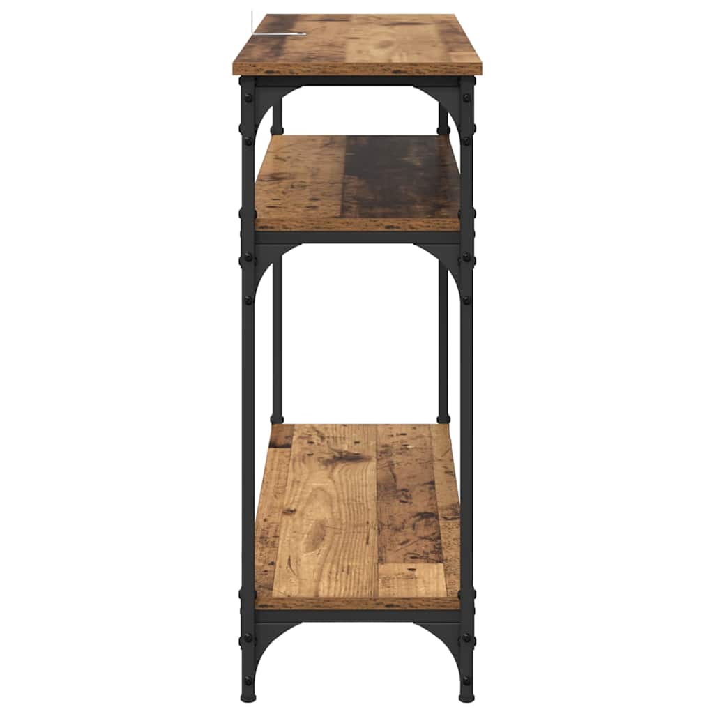 Table console Bois Ancien 100 x 29 x 75 cm Bois d'ingénierie - XIOS