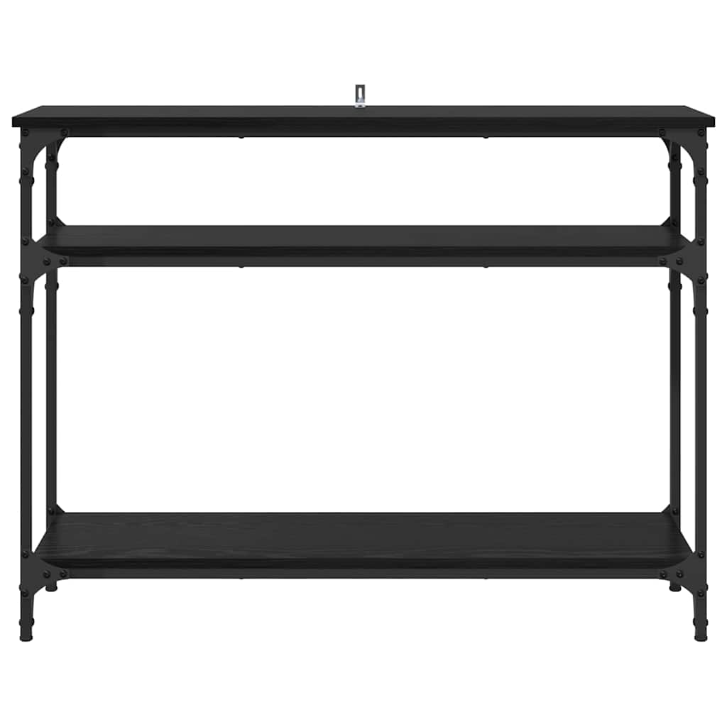 Table console Chêne noir 100 x 29 x 75 cm Bois d'ingénierie - XIOS