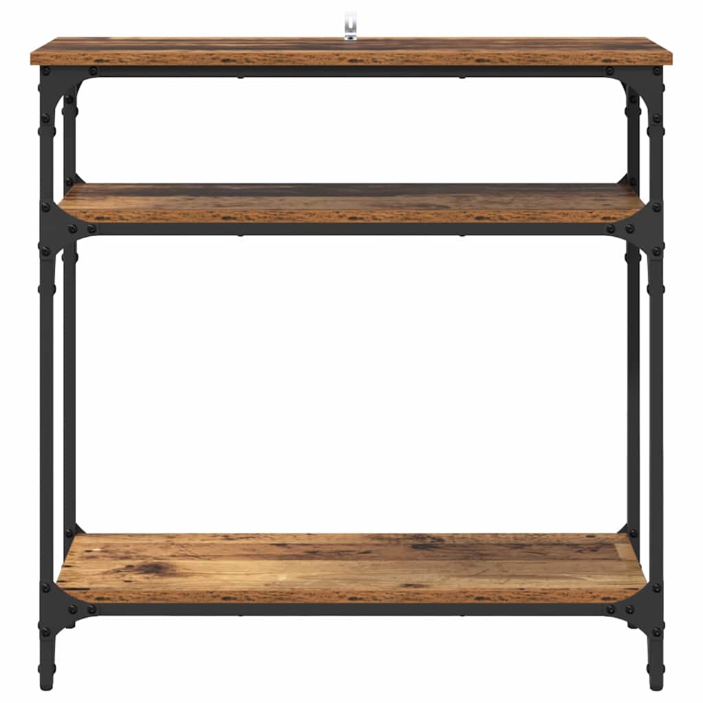 Table console Bois Ancien 75 x 29 x 75 cm Bois d'ingénierie - XIOS