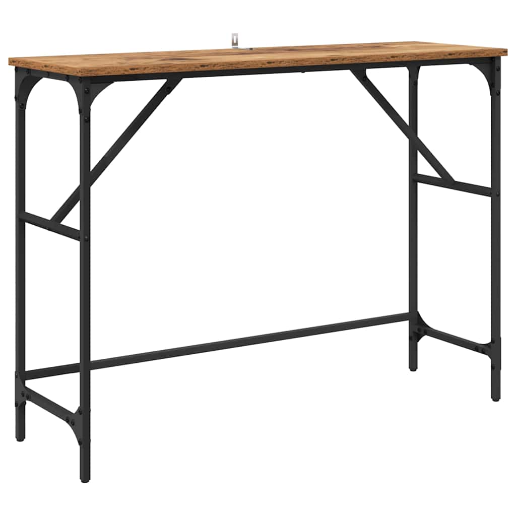 Table console Bois Ancien 100 x 32 x 75 cm Bois d'ingénierie - XIOS