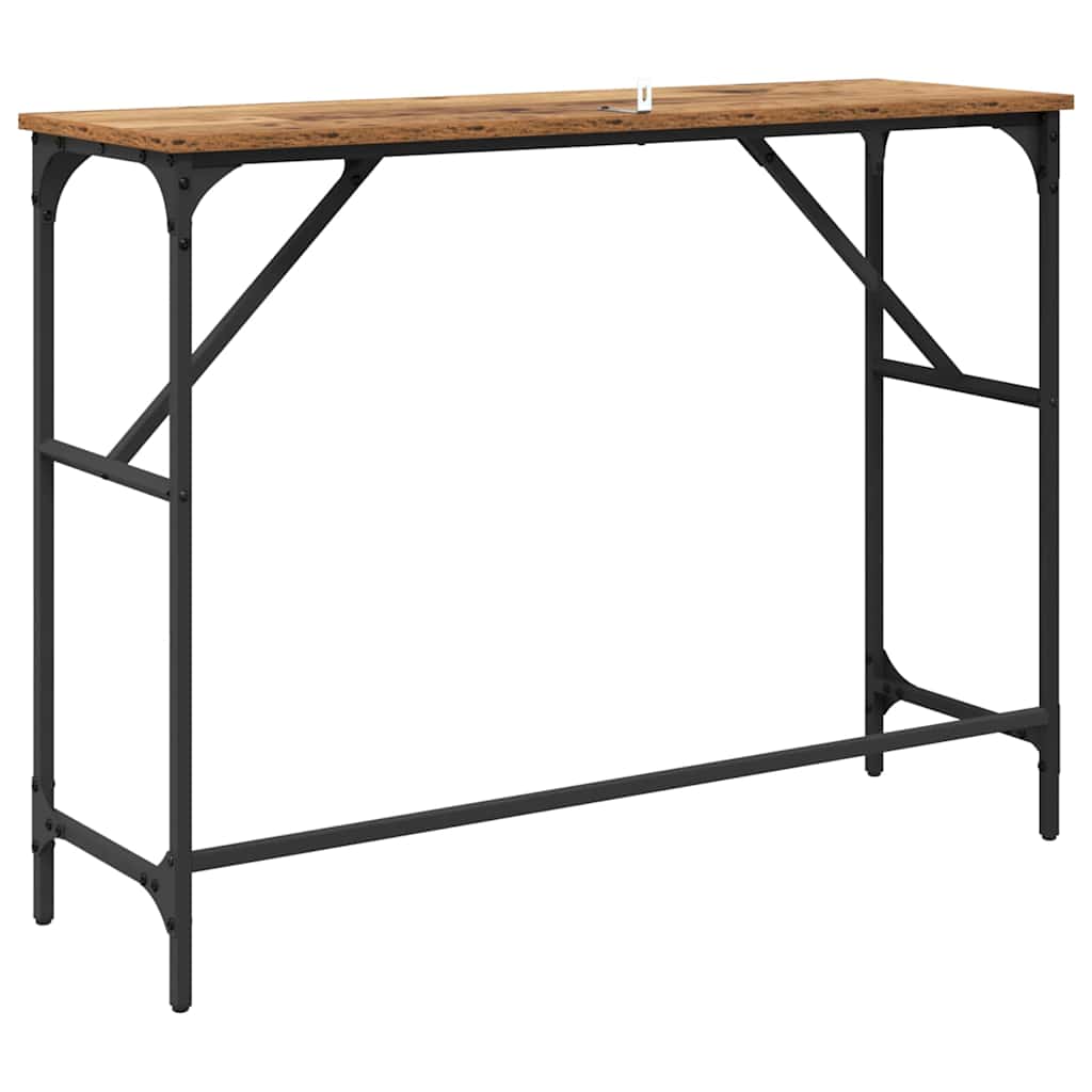 Table console Bois Ancien 100 x 32 x 75 cm Bois d'ingénierie - XIOS