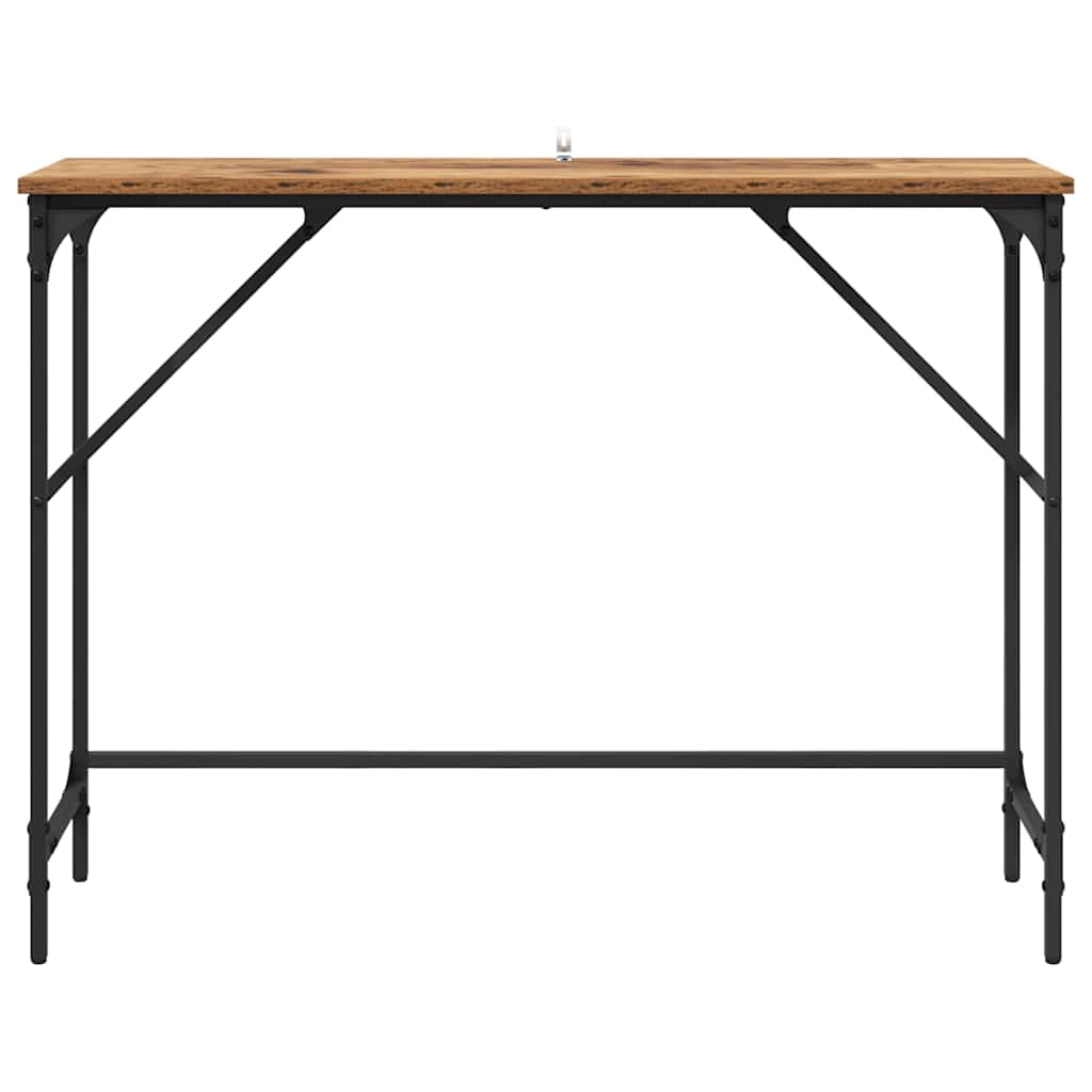 Table console Bois ancien 100 x 32 x 75 cm Bois d'ingénierie - XIOS