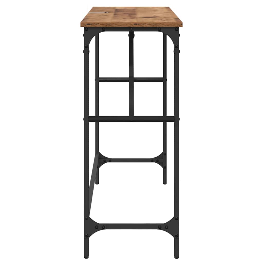 Table console Bois Ancien 100 x 32 x 75 cm Bois d'ingénierie - XIOS