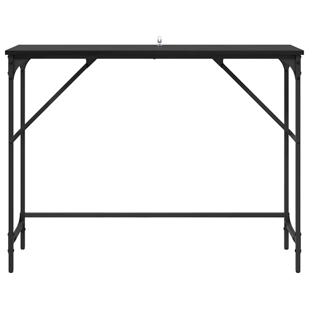 Table console Chêne noir 100 x 32 x 75 cm Bois d'ingénierie - XIOS