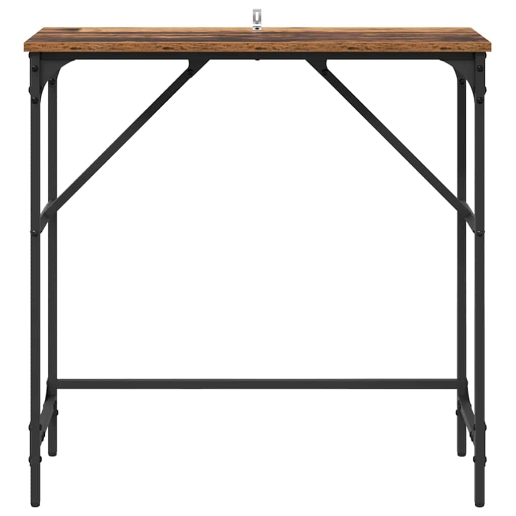 Table console Bois ancien 75 x 32 x 75 cm Bois d'ingénierie - XIOS