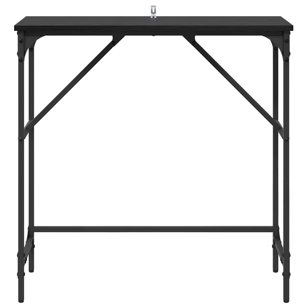 Table console Chêne noir 75 x 32 x 75 cm Bois d'ingénierie - XIOS
