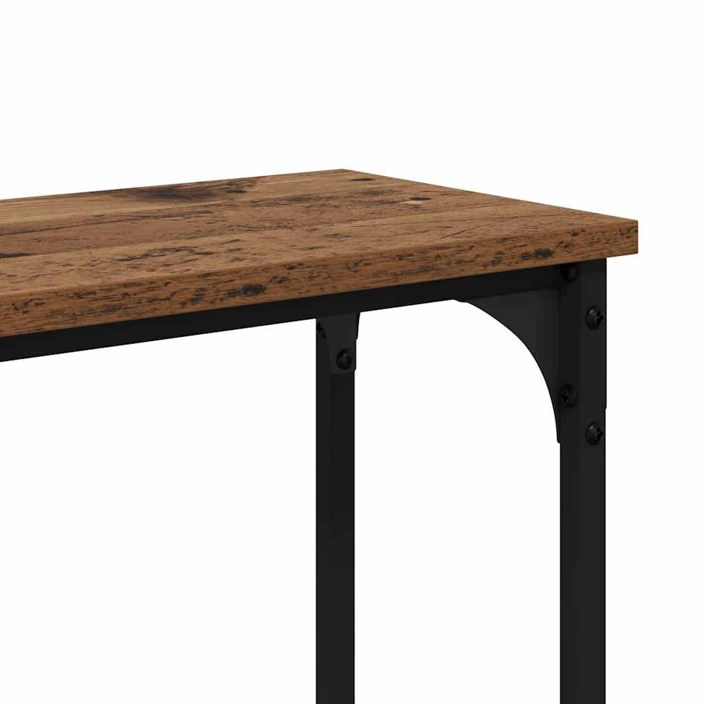 TableConsole Bois ancien 145x22.5x75cm Bois d'ingénierie - XIOS