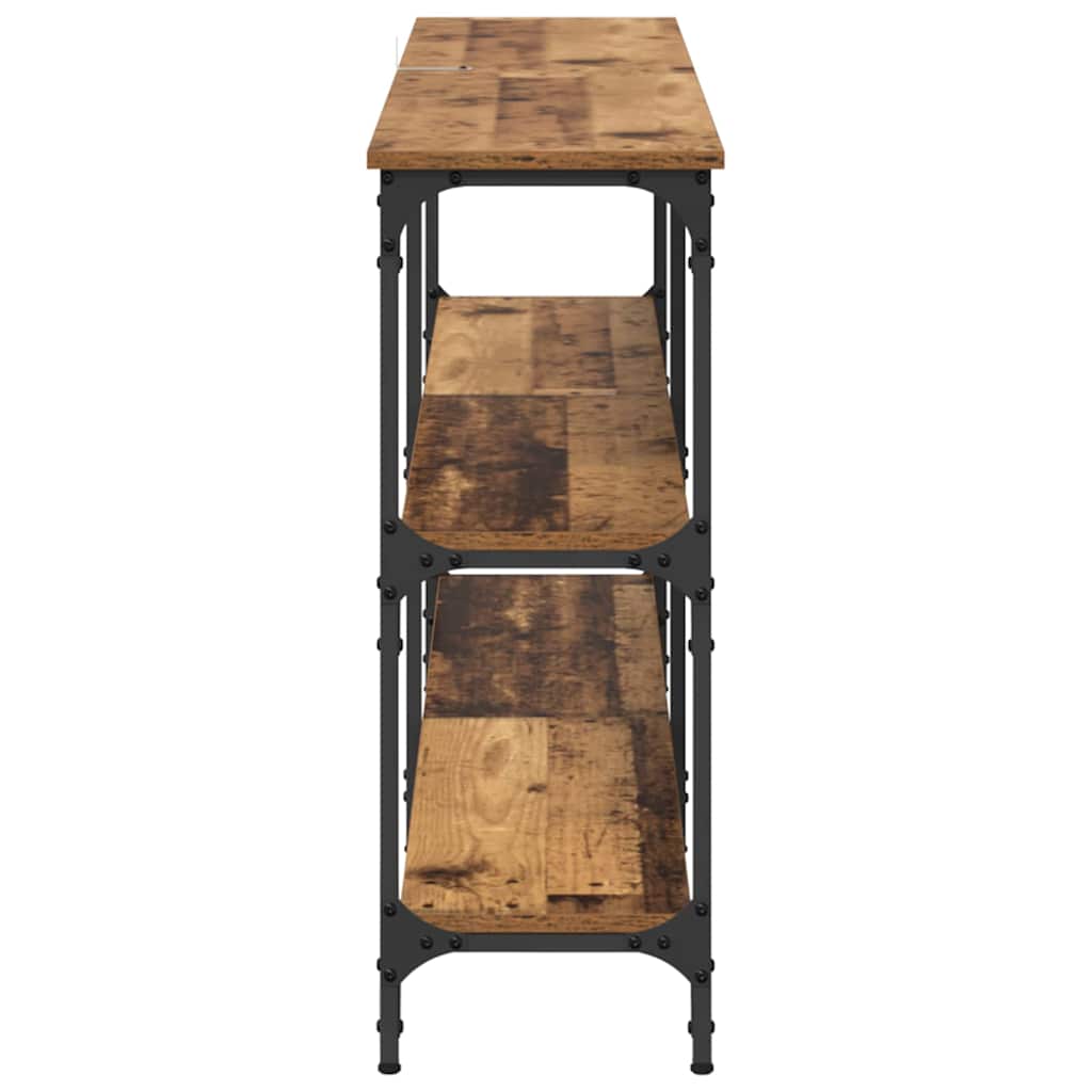 Table console Bois Ancien 150 x 29 x 75 cm - XIOS