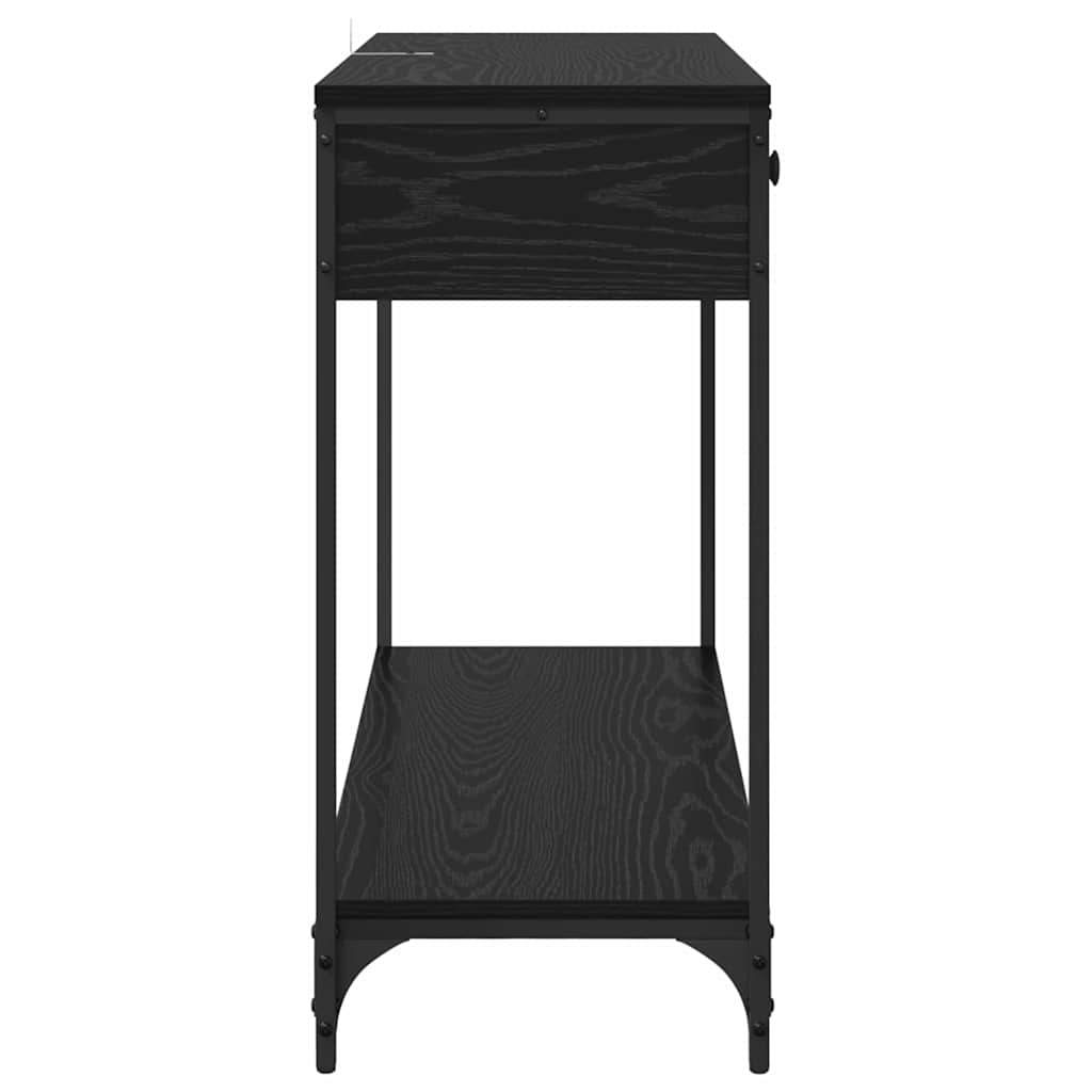 Table console Chêne noir 100 x 34,5 x 75 cm Bois d'ingénierie - XIOS