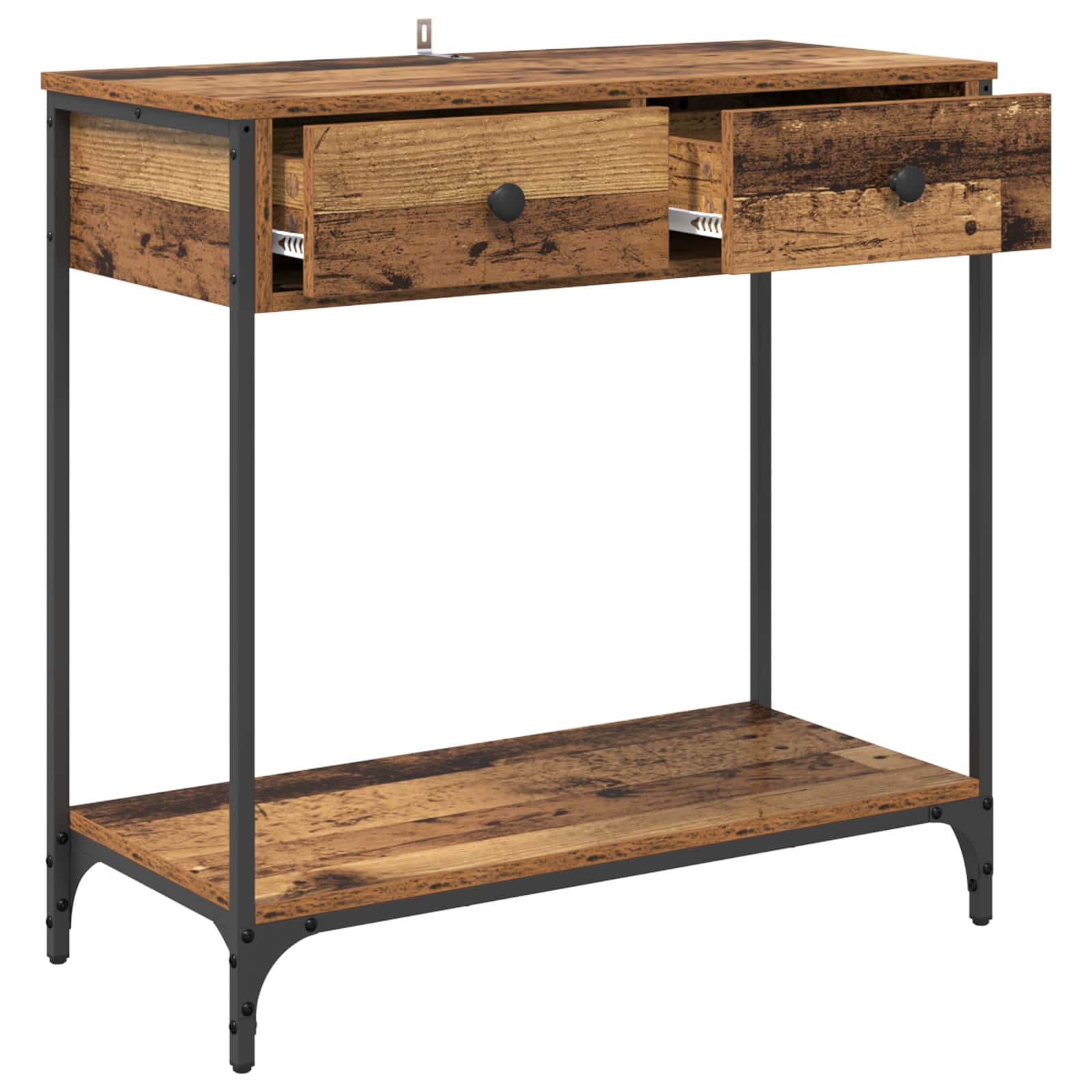 Table console Bois Ancien 75 x 34,5 x 75 cm Bois d'ingénierie - XIOS