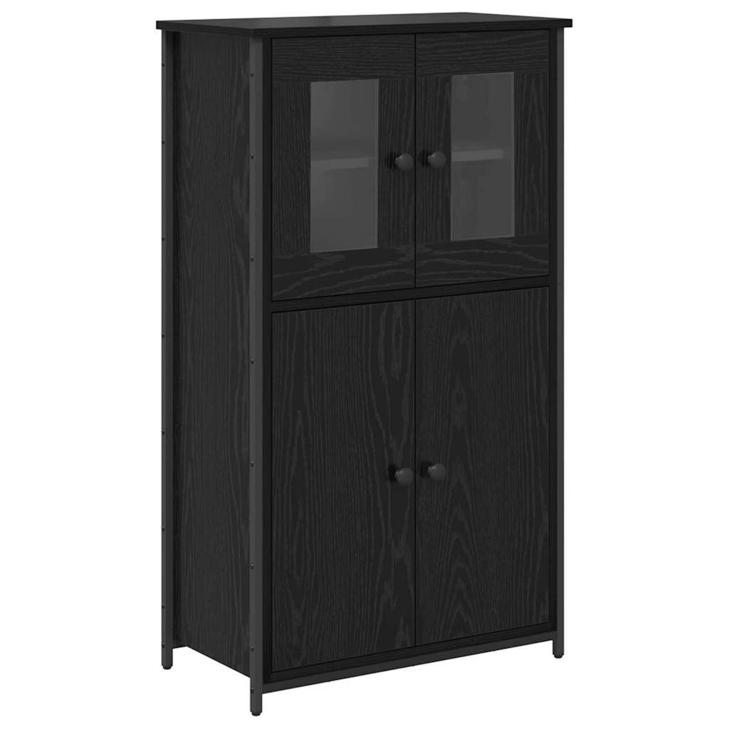 Haut Armoire Chêne noir 62 x 32 x 106,5 cm Bois d'ingénierie - XIOS