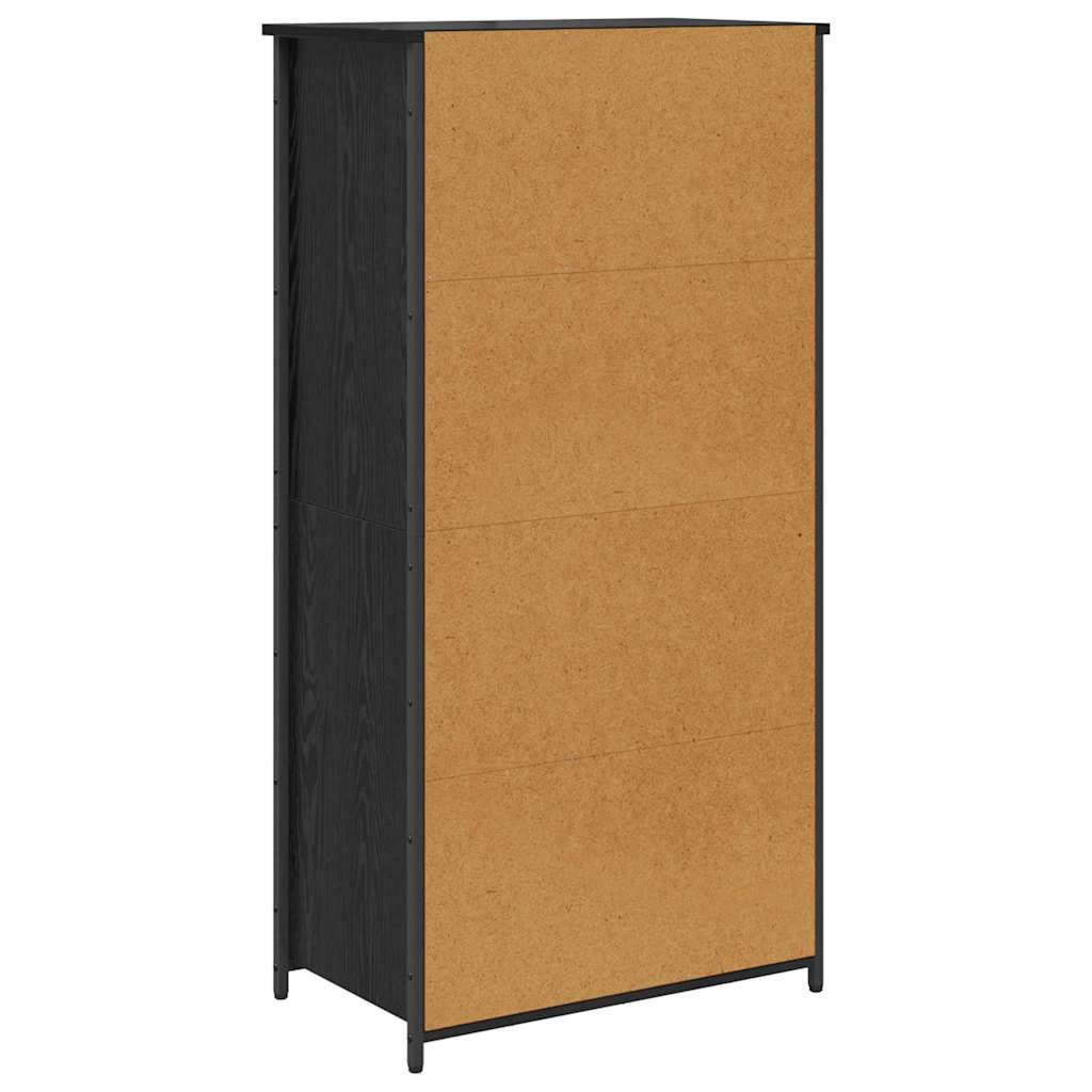 Haut Armoire Chêne noir 62 x 36 x 121,5 cm Bois d'ingénierie - XIOS