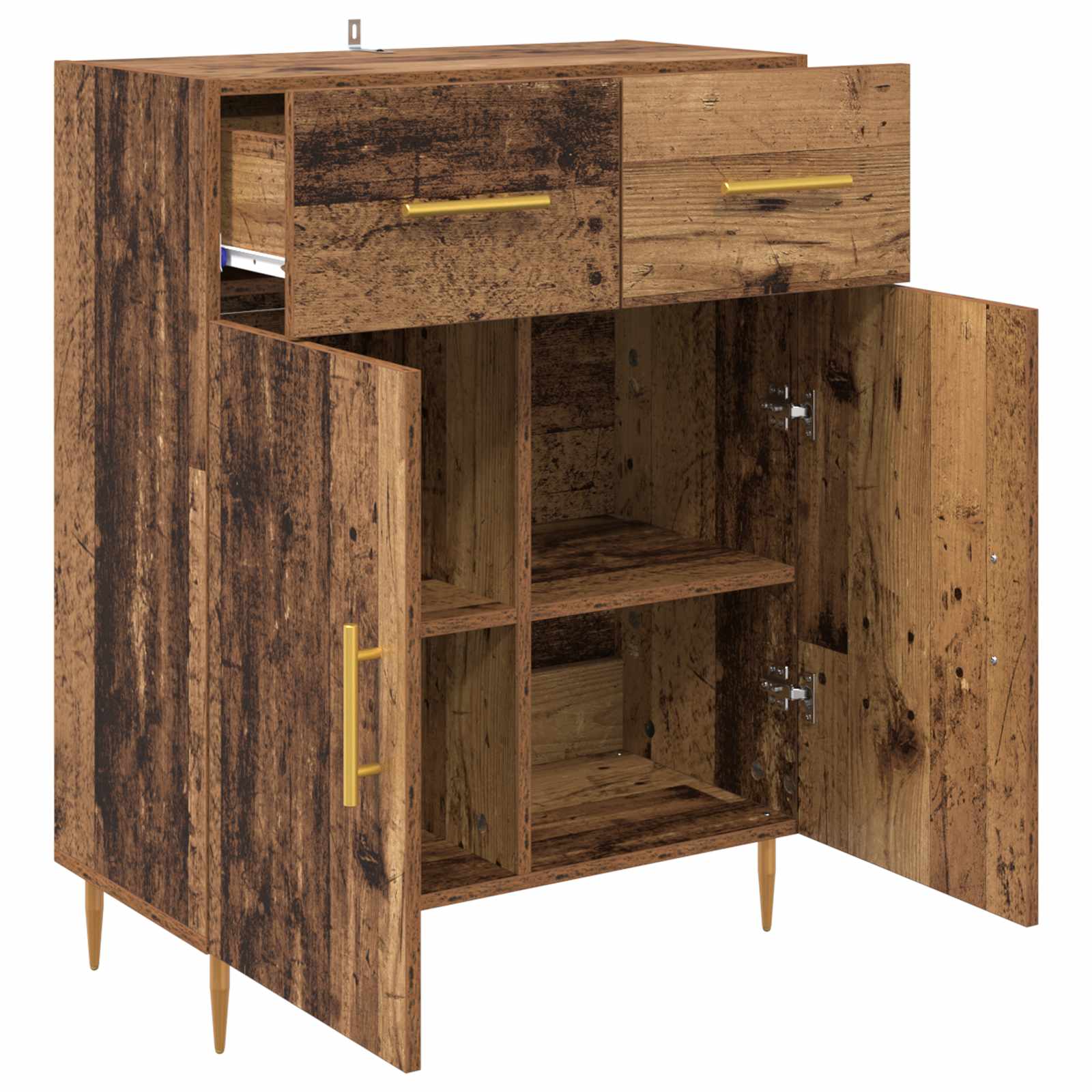 Buffet Bois Ancien 69,5 x 34 x 90 cm Bois d'ingénierie - XIOS