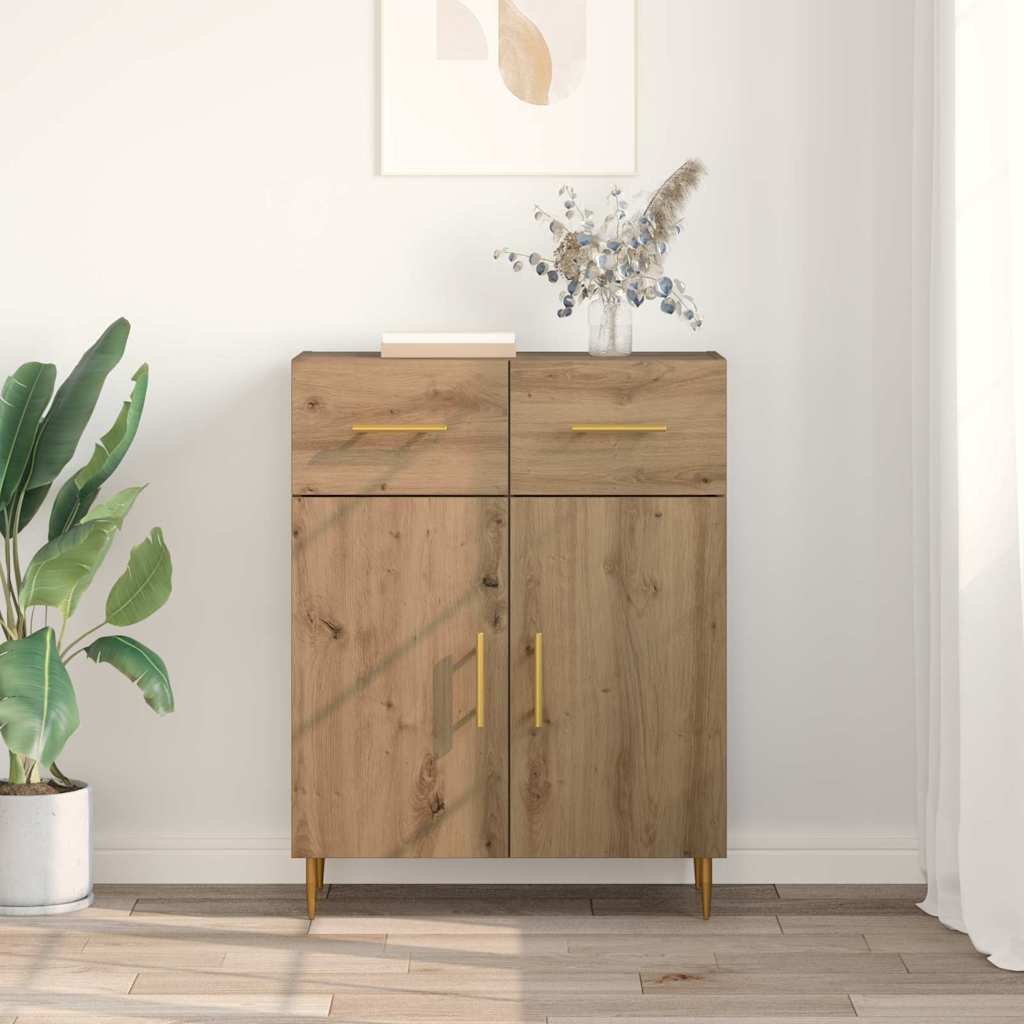 Buffet Chêne artisanal 69,5 x 34 x 90 cm Bois d'ingénierie - XIOS