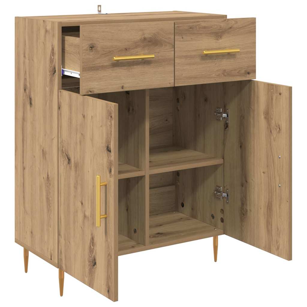 Buffet Chêne artisanal 69,5 x 34 x 90 cm Bois d'ingénierie - XIOS