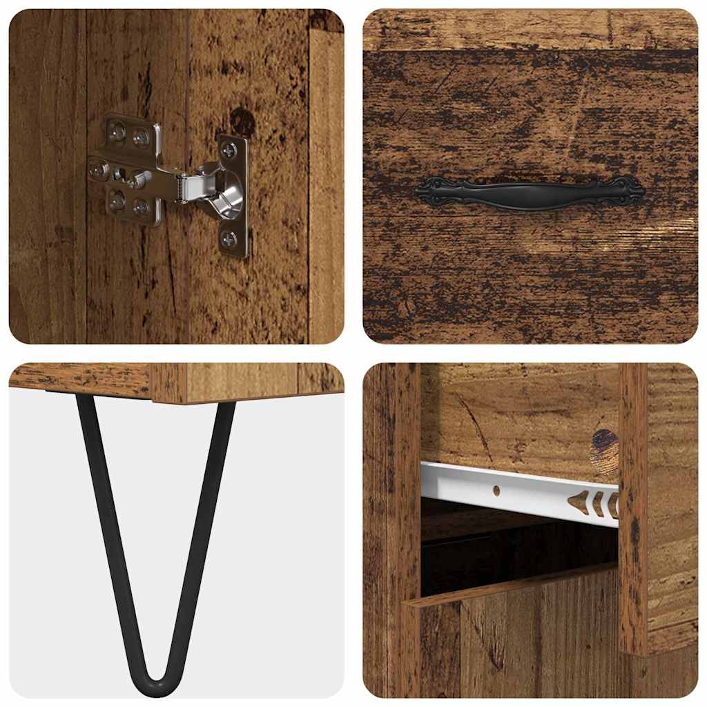 Buffet Bois Ancien 69,5 x 34 x 90 cm Bois d'ingénierie - XIOS