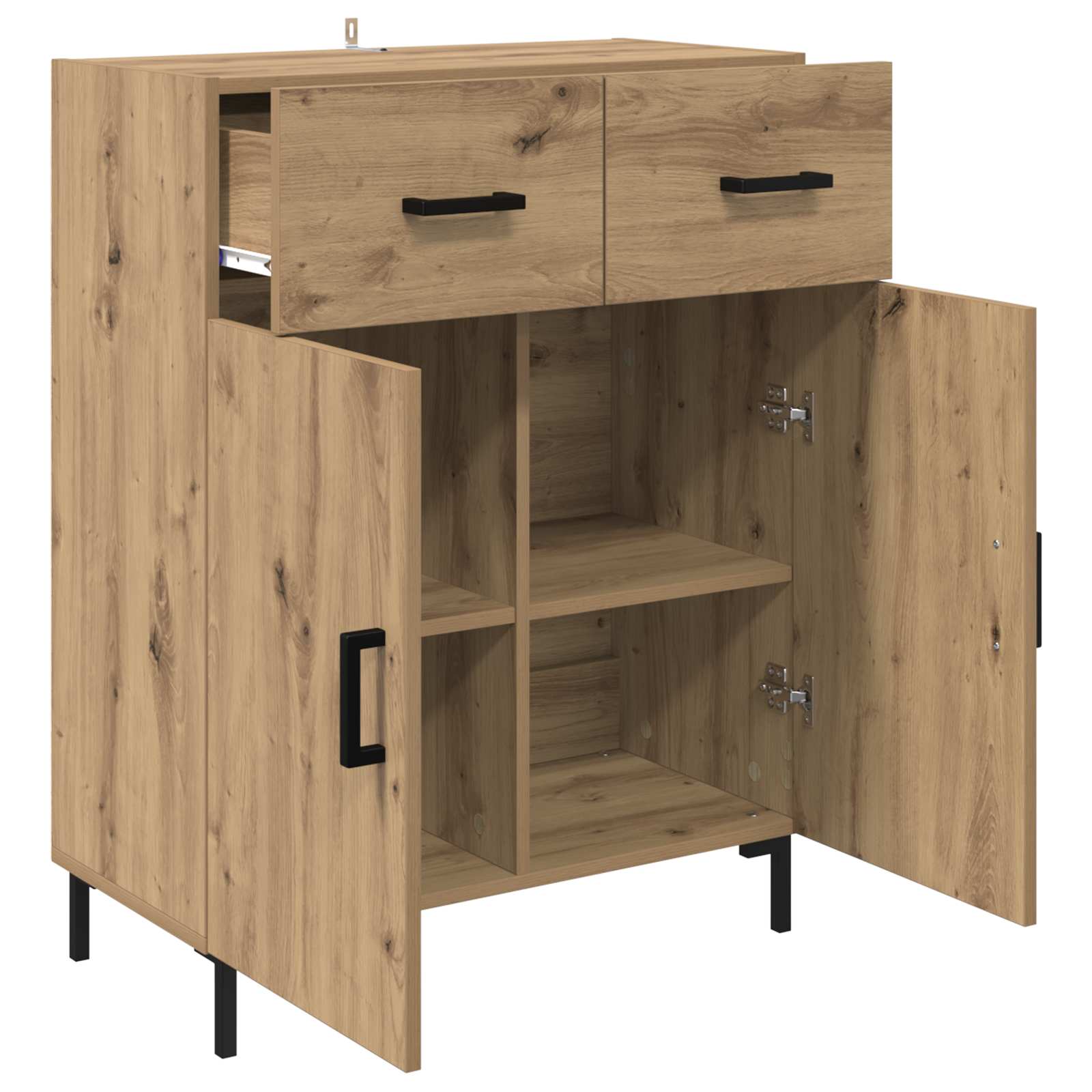 Buffet Chêne artisanal 69,5 x 34 x 90 cm Bois d'ingénierie - XIOS
