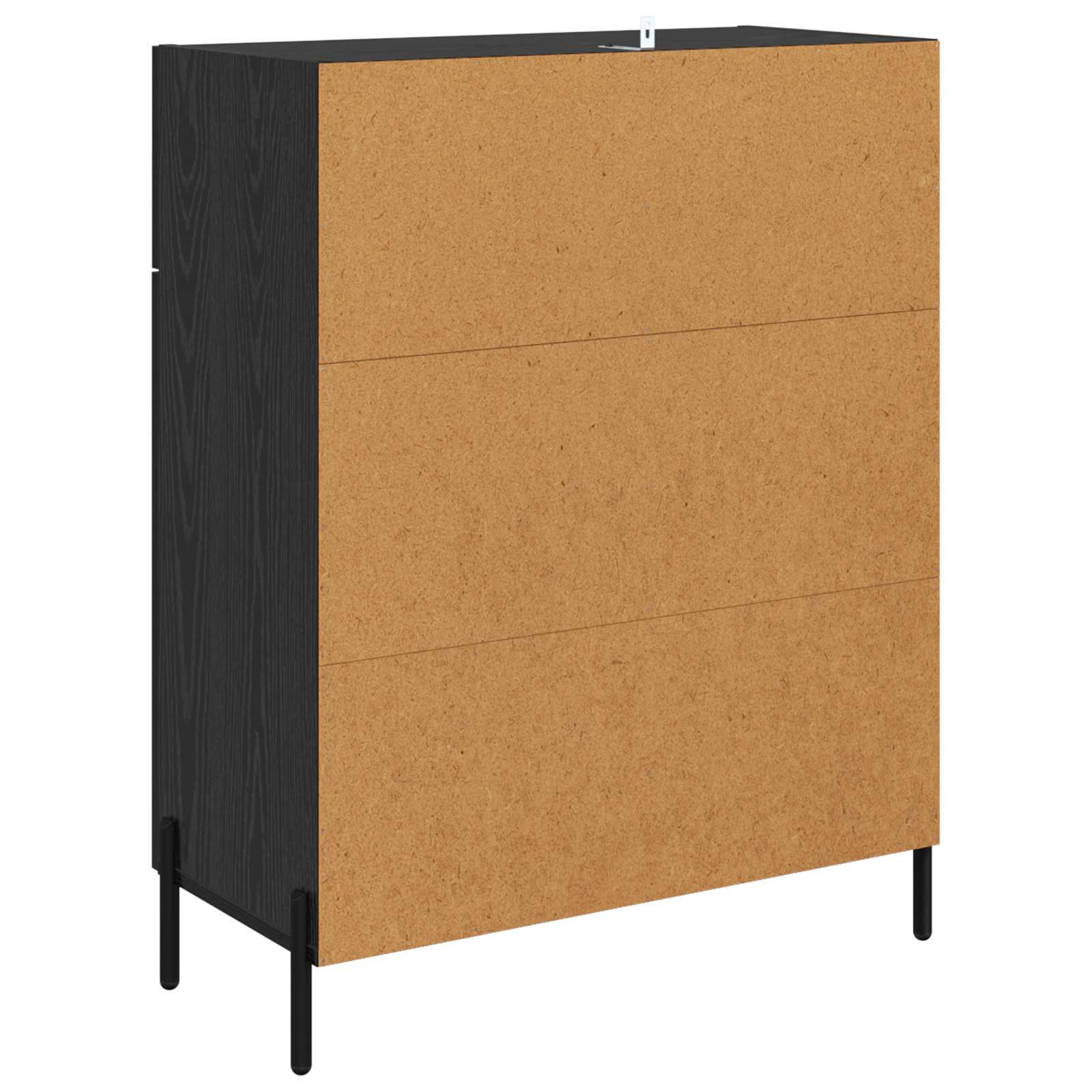Buffet Chêne noir 69,5 x 34 x 90 cm Bois d'ingénierie - XIOS