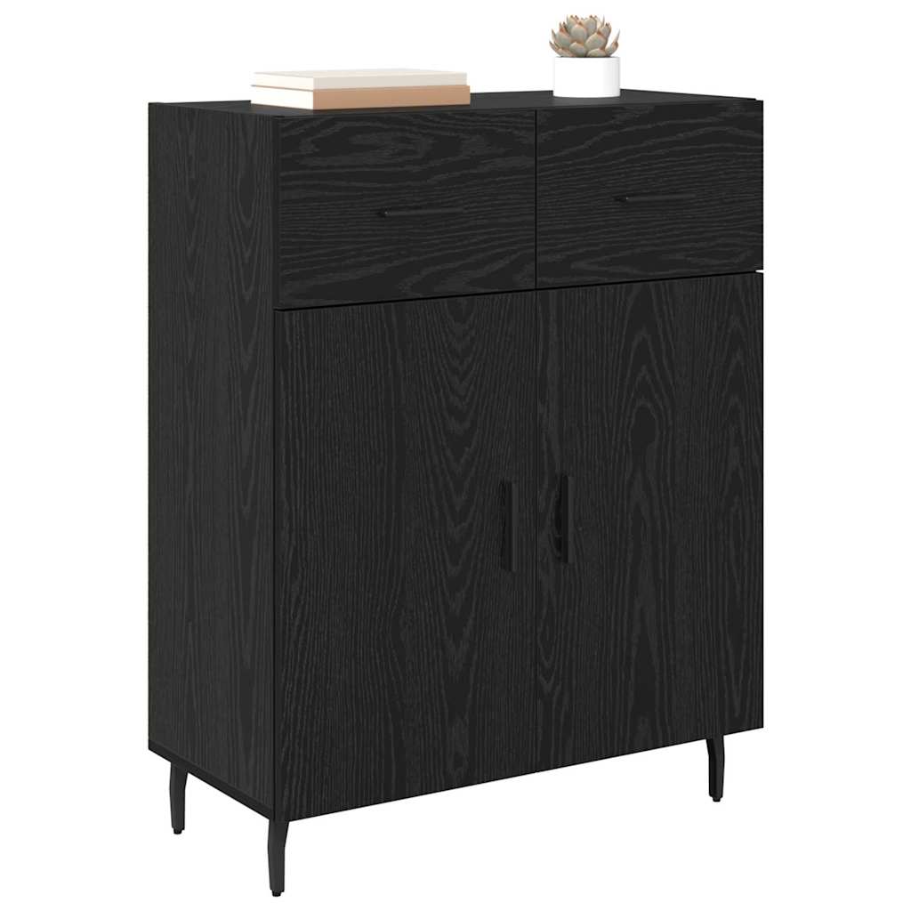 Buffet Chêne noir 69,5 x 34 x 90 cm Bois d'ingénierie - XIOS