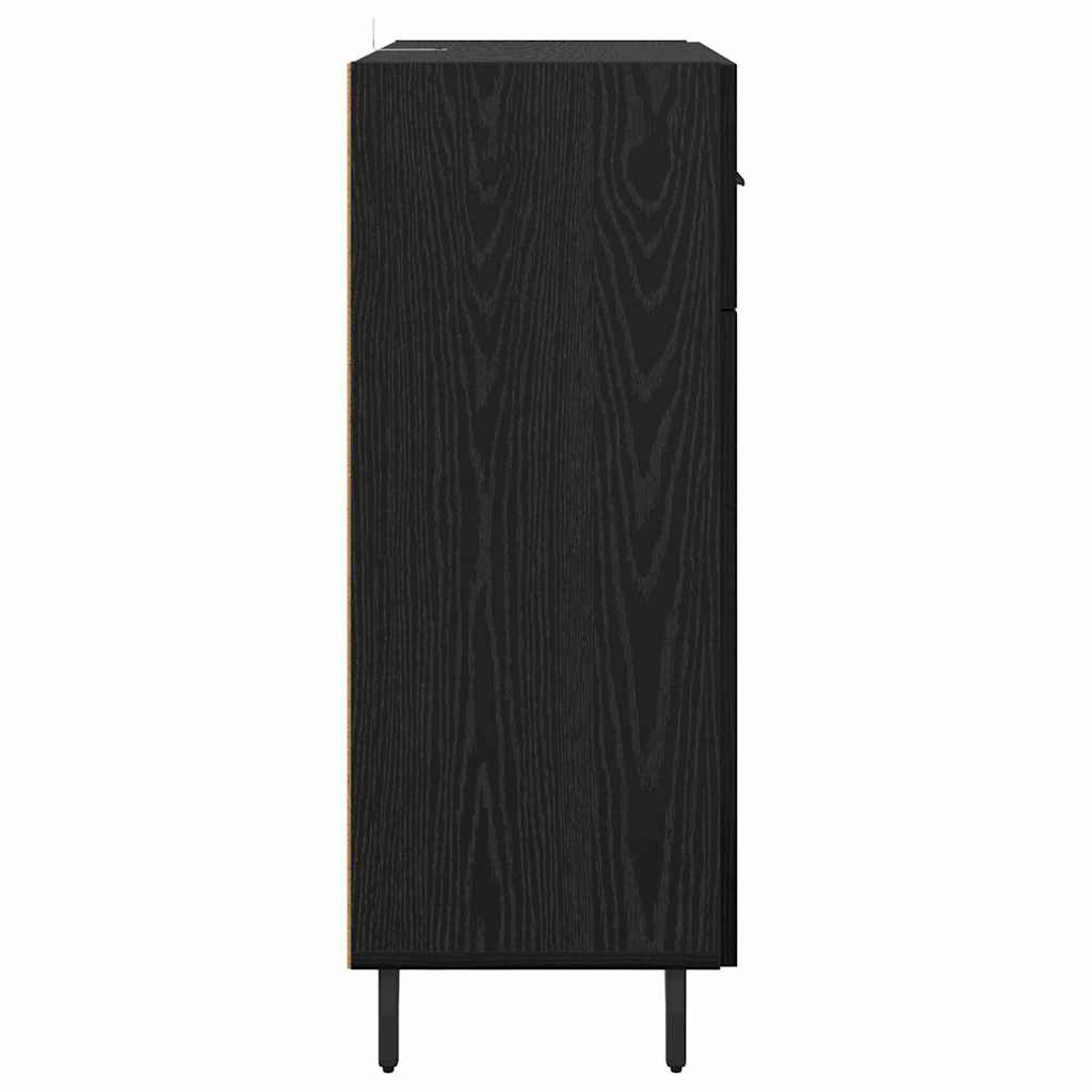 Buffet Chêne noir 69,5 x 34 x 90 cm Bois d'ingénierie - XIOS