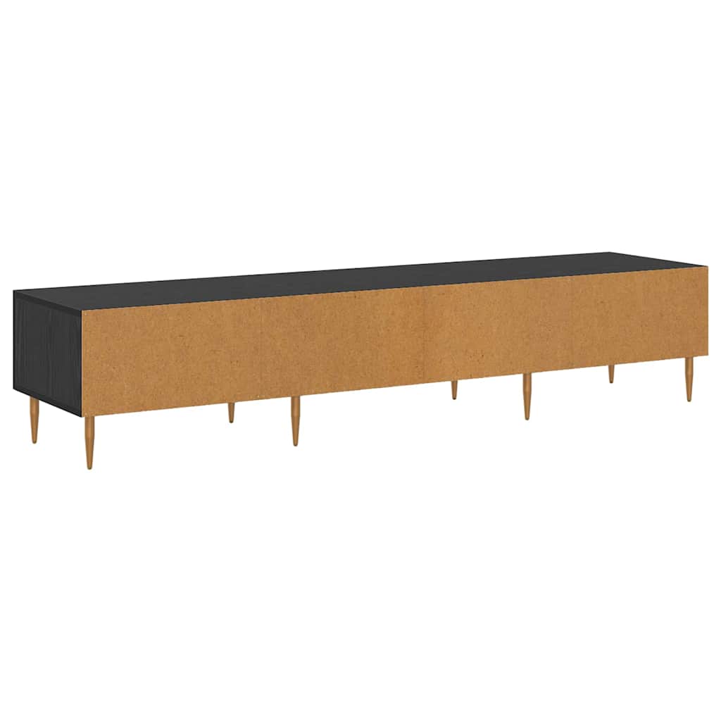 Meuble TV Chêne noir 150 x 36 x 30 cm Bois d'ingénierie - XIOS