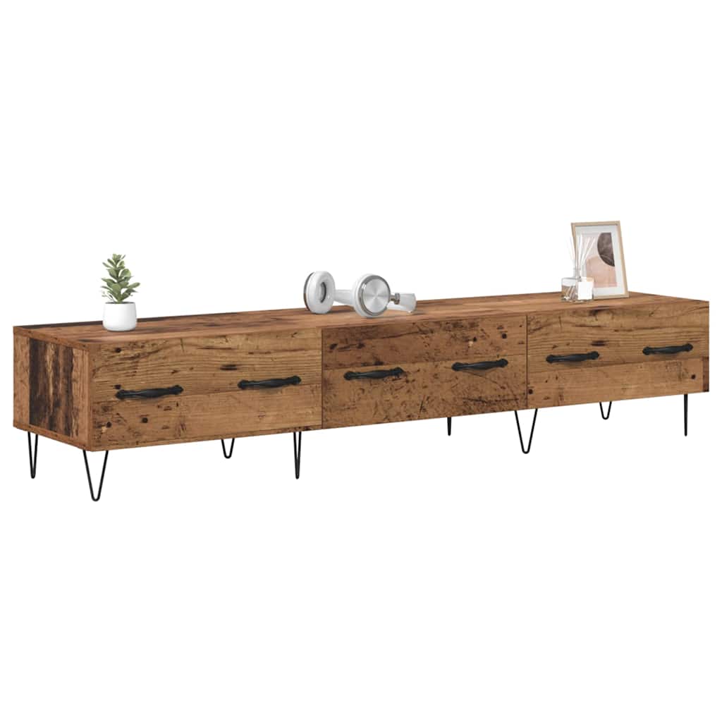 Meuble TV Bois ancien 150 x 36 x 30 cm Bois d'ingénierie - XIOS