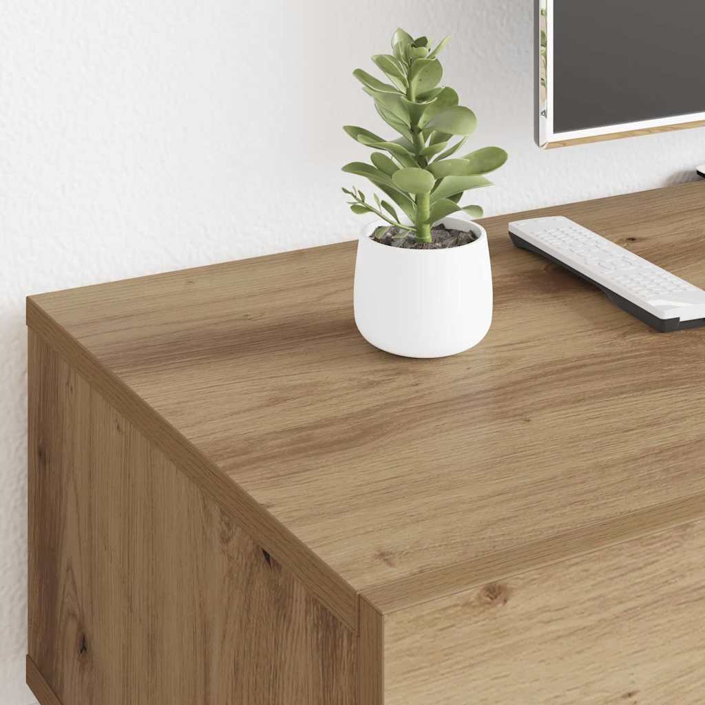Meuble TV chêne artisanal 150 x 36 x 30 cm Bois d'ingénierie - XIOS